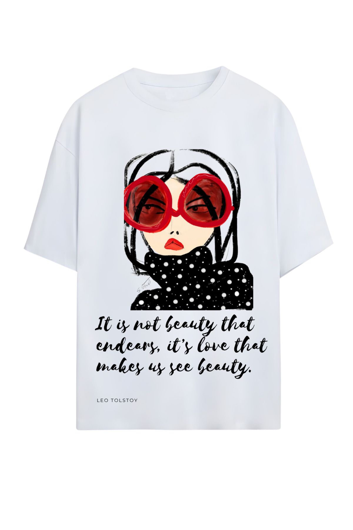MAGORS GraffTee %100 Organik Pamuk Bisiklet Yaka Illustrasyon Baskılı Özel Tasarım T-shirt