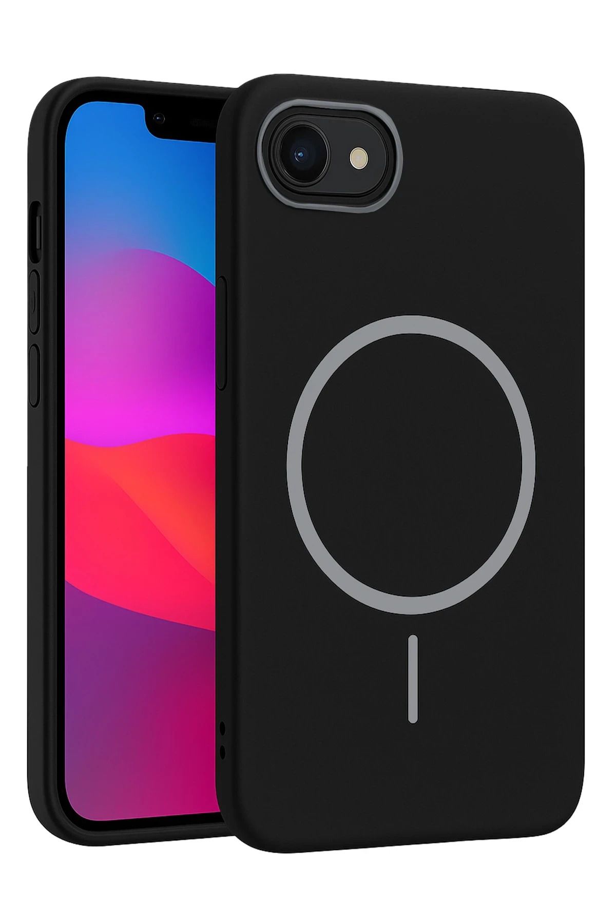 cepmoda iPhonE 16E | BROS Telefon Kılıfı - Magsafe destekli, Kamera Çıkıntılı Kapak | SİYAH