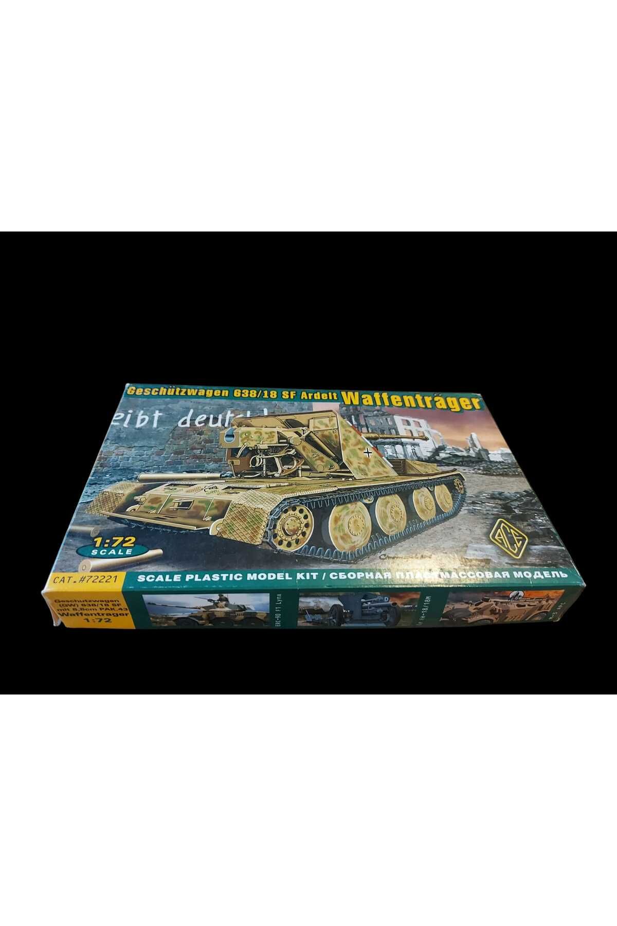 kho military design Ww2 Alman Topçu Tankı 1/72 Ölçek Plastik Model Kit (Demonte)