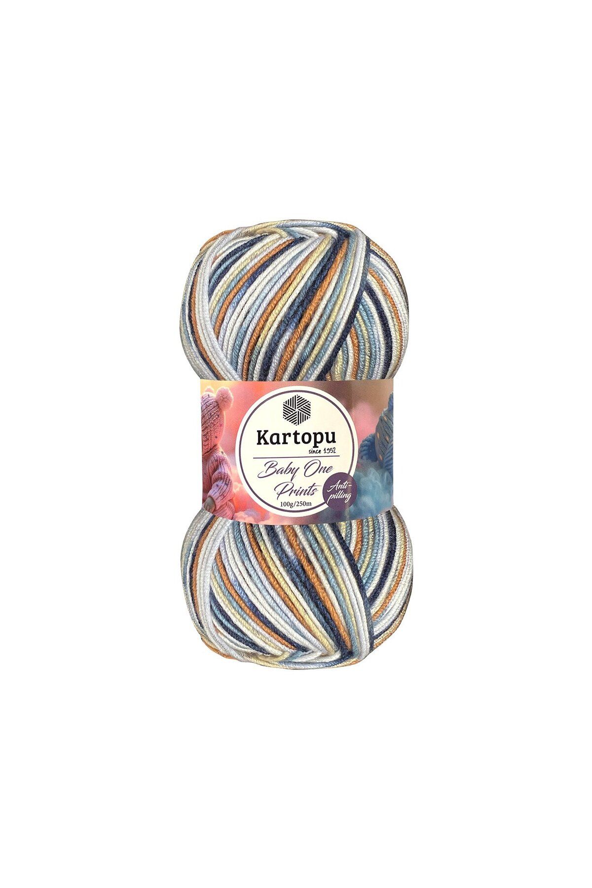 Kartopu Baby One Prints %100 Anti-pilling Bebek İpi B59163