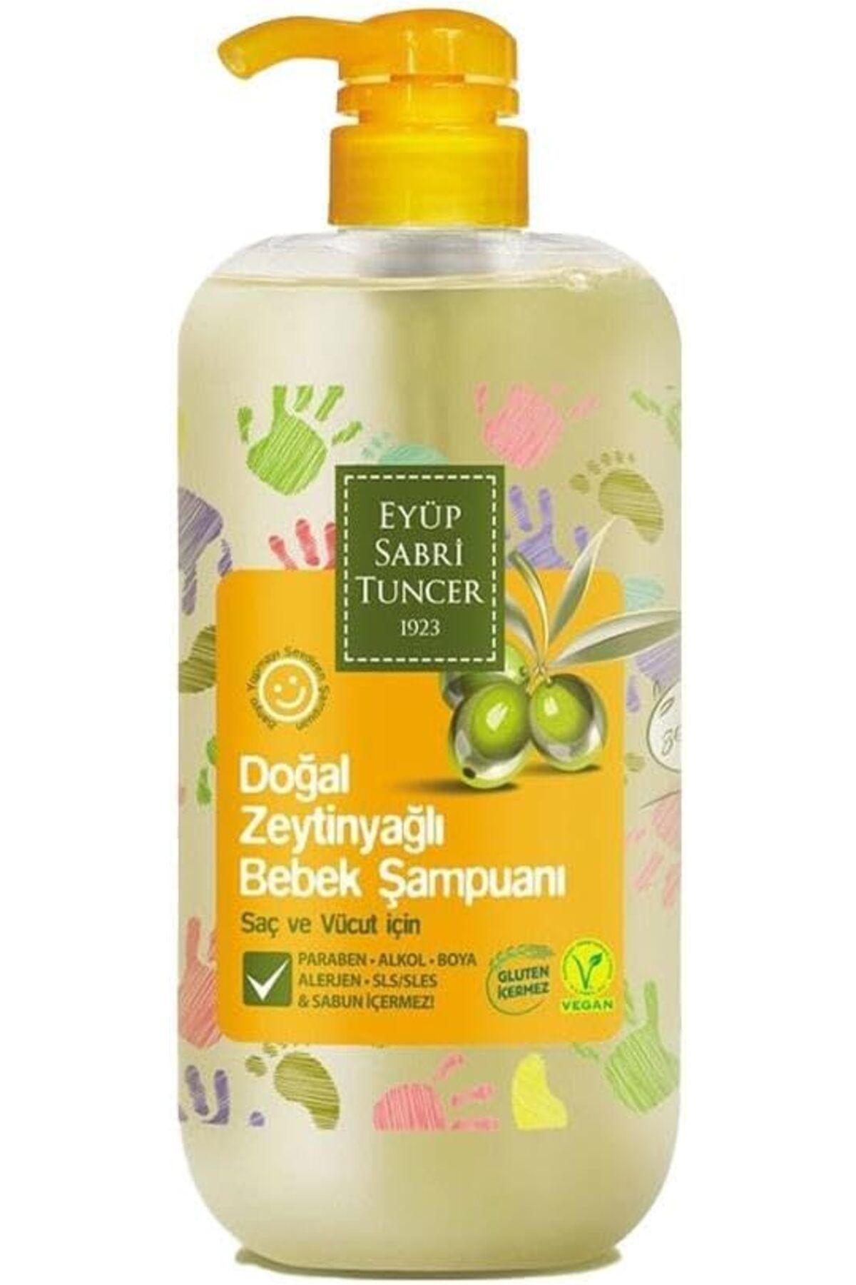 ShopZum Doğal Zeytinyağlı Bebek Şampuanı (600 Ml)