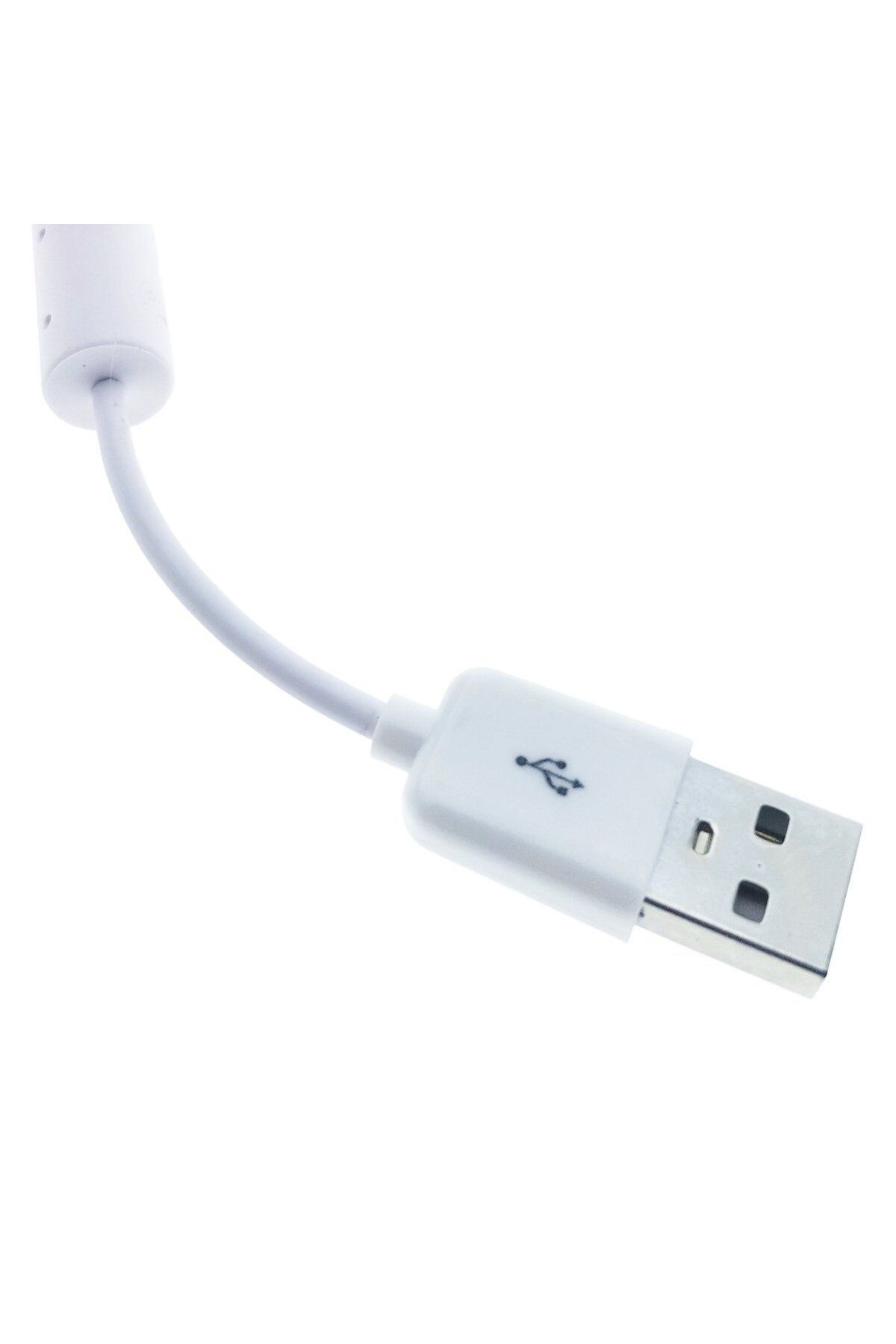 OEM-USB sound card, Virtual 7.1 Channel, with 2 x 3.5mm female Jack output, control buttons, LED, white 5