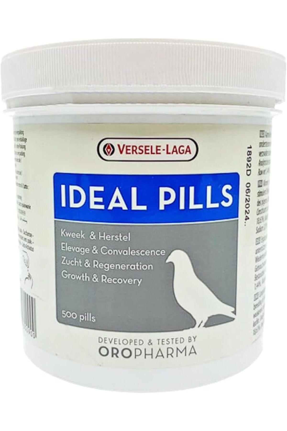 ShopZum Versele Laga Güvercin Or.İdeal Pills (Kondisyon Hapı) 500 Lü