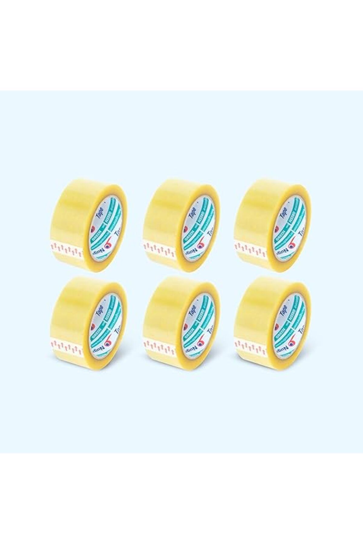 ShopZum Şeffaf Koli Bandı - 45Mm*100Mt - 38 Mikron - Akrilik (6 Adet)