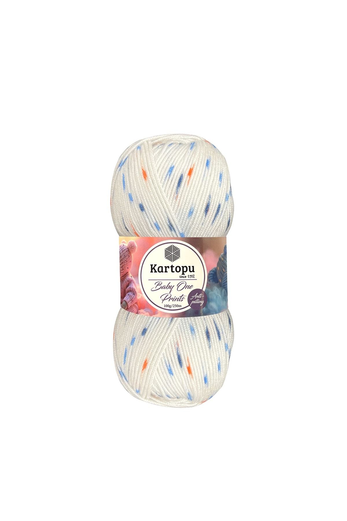 Kartopu Baby One Prints %100 Anti-pilling Bebek İpi B2525