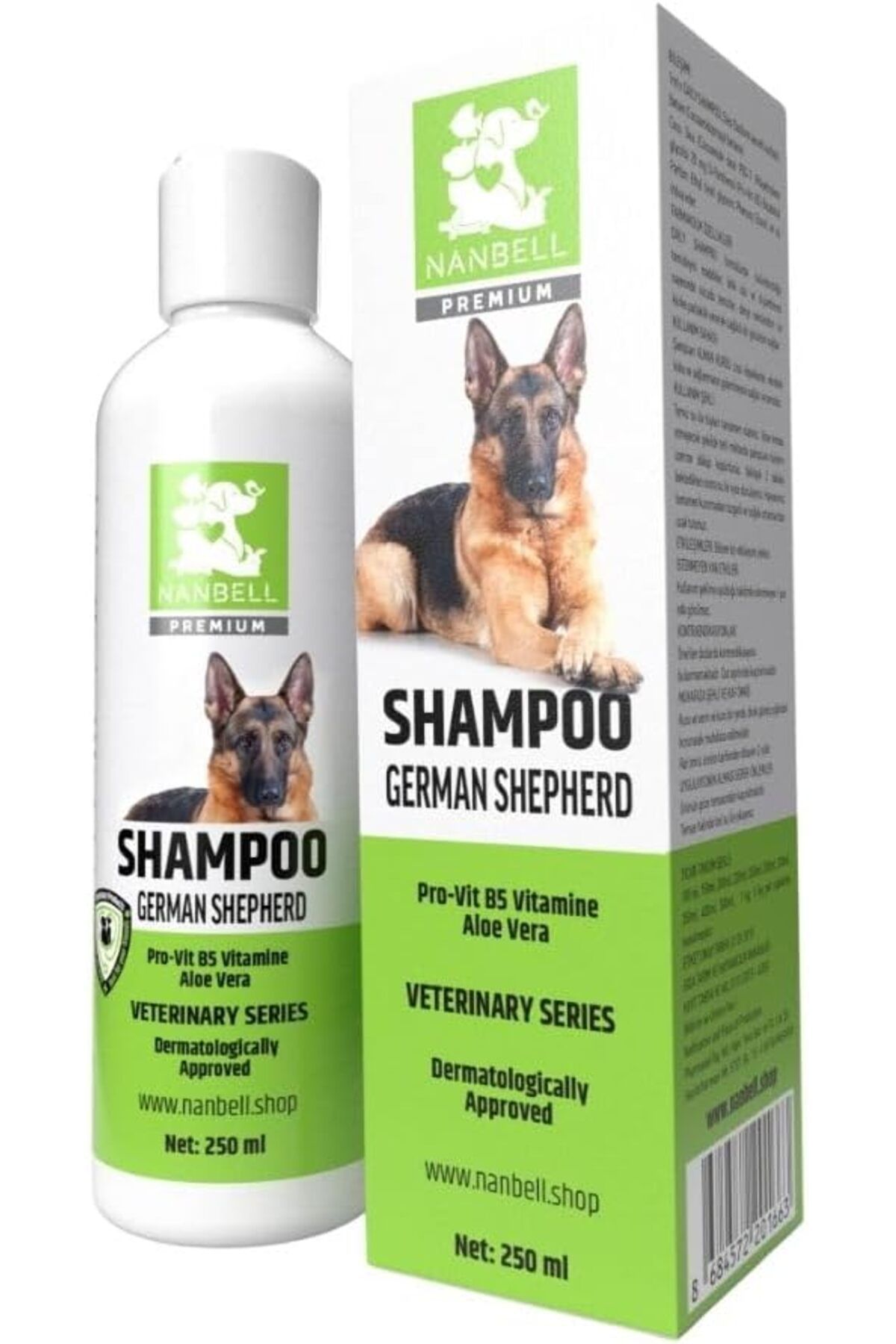 ShopZum Nanbell German Shepherd Köpek Şampuanı 250Ml