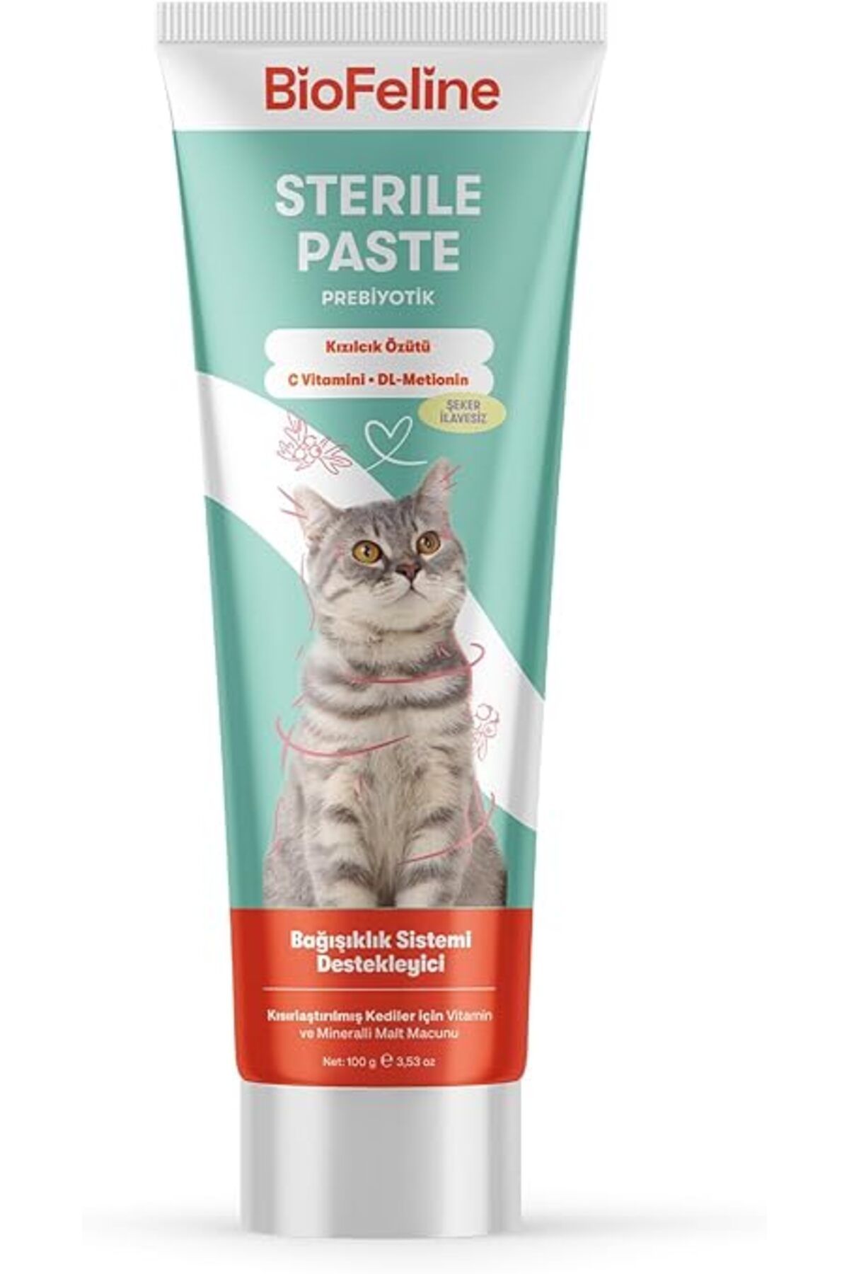 ShopZum Kısır Kediler İçin Multivitaminli Malt Macun 100G Ve Sterile Paste