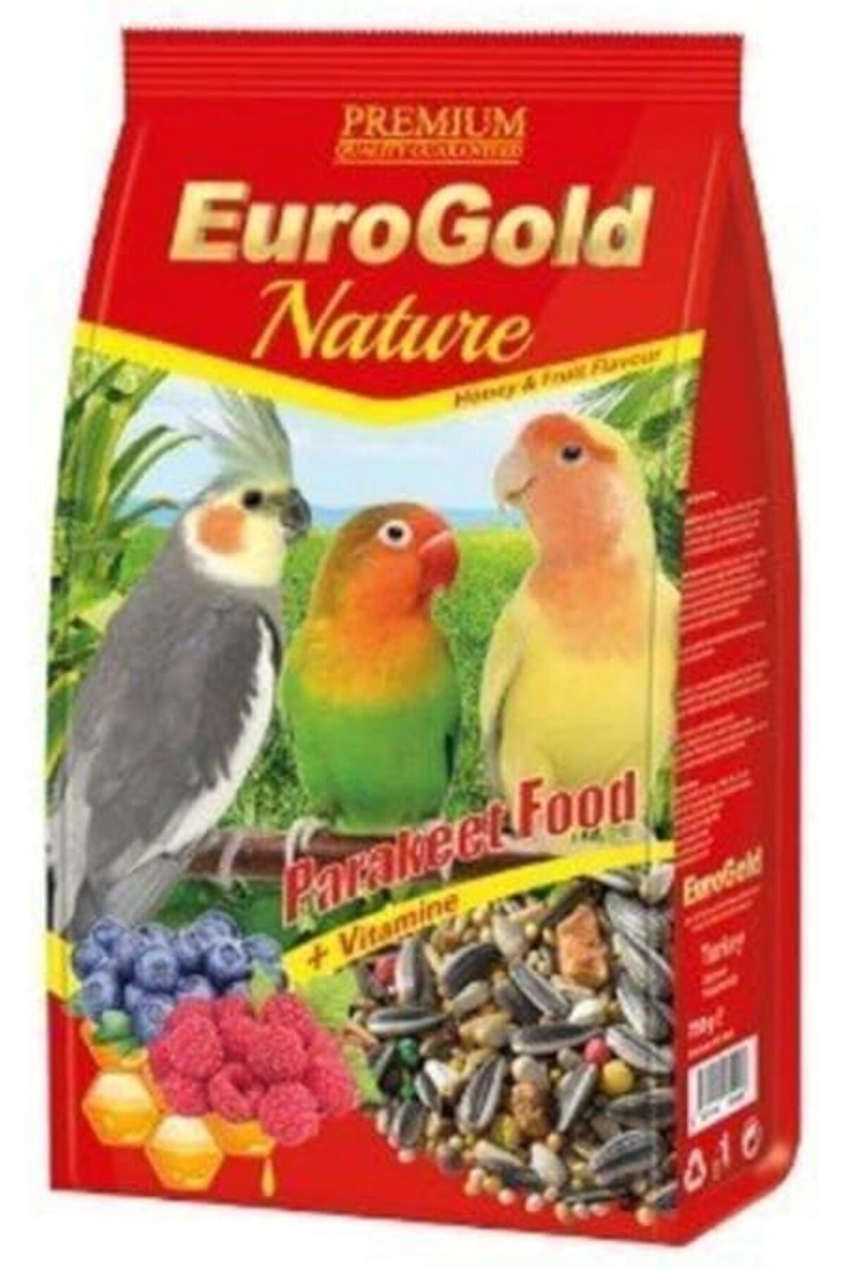 ShopZum Ballı Ve Meyveli Paraket Kuş Yemi, 750 Gr