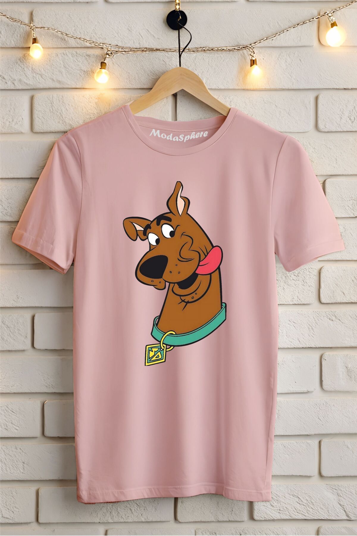 ModaSphere Scooby-Do Baskılı Unisex Oversize Tişört