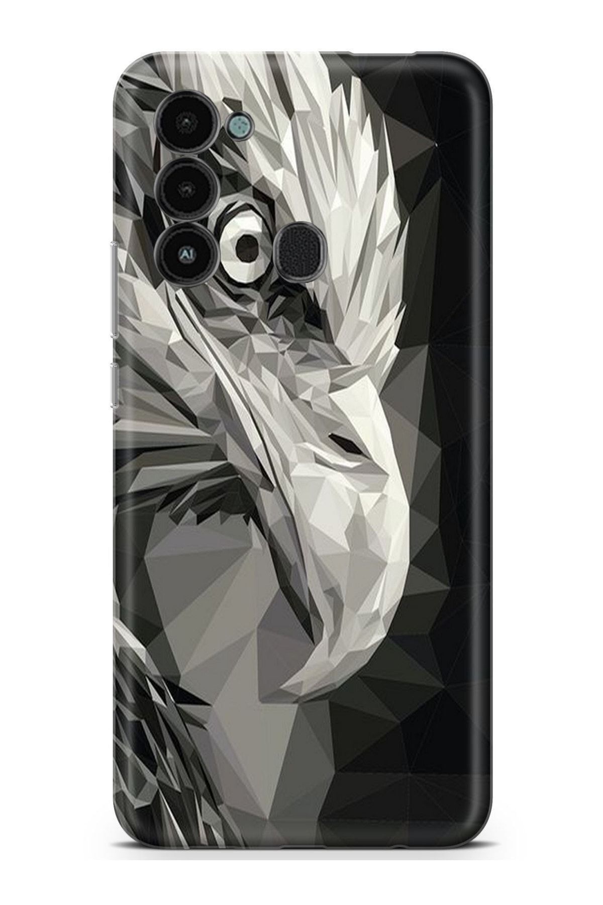 TECNO Spark 8c Kılıfı HD Kalite Baskılı Parlak Silikon Kapak - Eagle