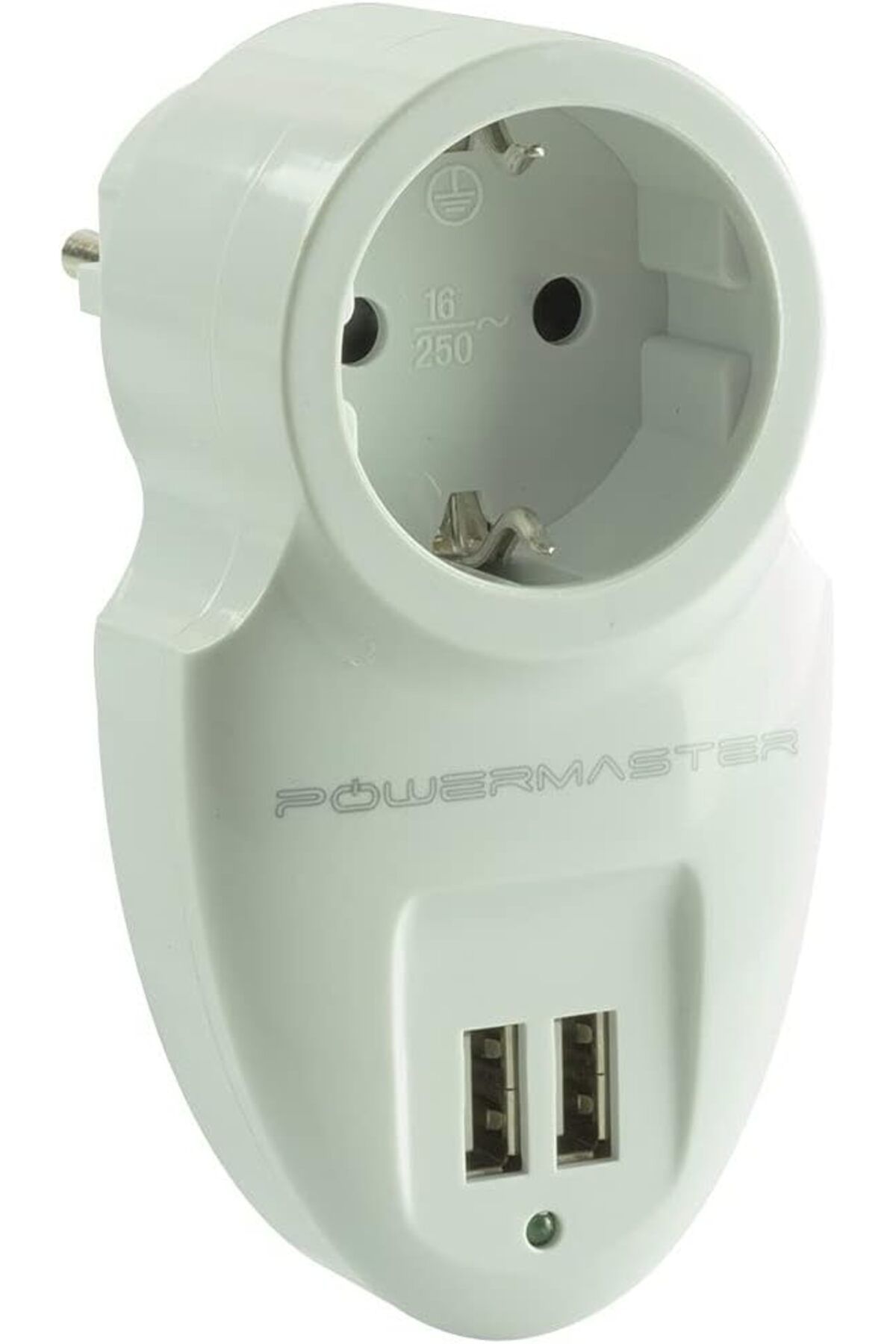 ShopZum 16A-3500W Çift Usbli Tekli Akim Korumali Priz (79 X 155 Mm)