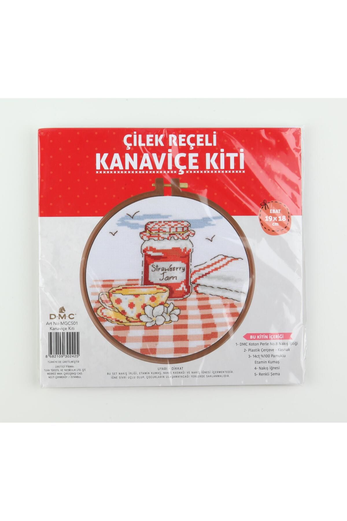 Tuva Kanaviçe Kiti Çilek Reçeli