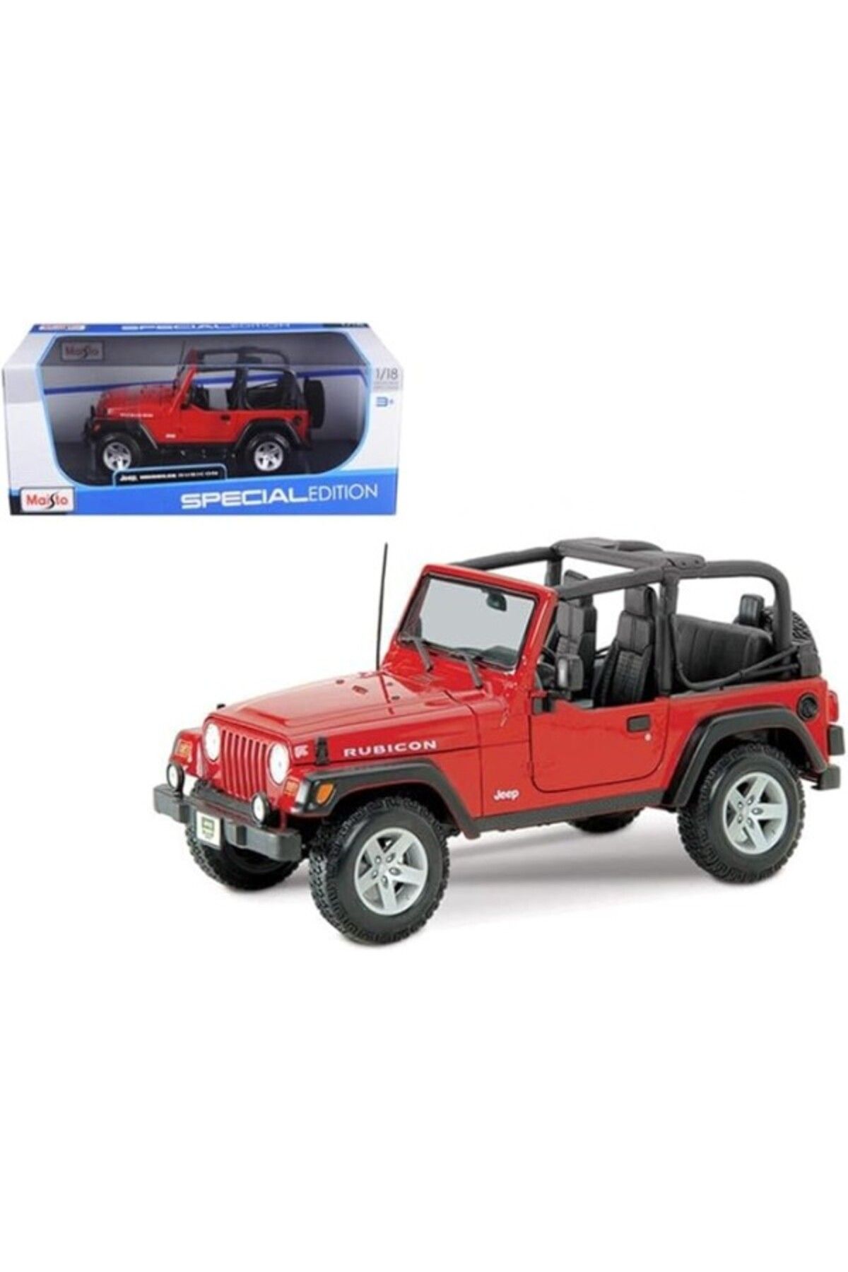 ShopZum 531663 – Jeep Wrangler Rubicon 1: 18