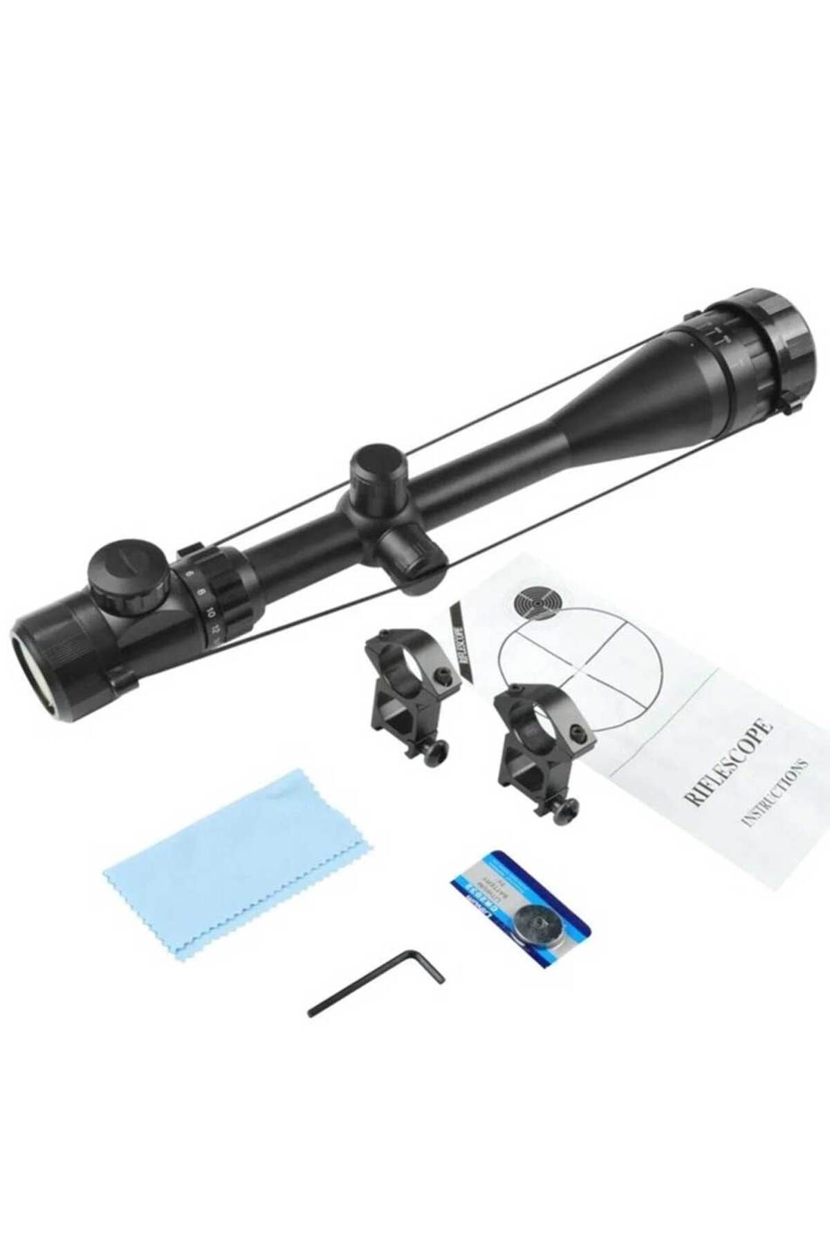 ihtiyaçavm Spike 6-24x50 Aoe Dürbün Çift Işık Kırmızı Yeşil Kaynaklı Zoomlu