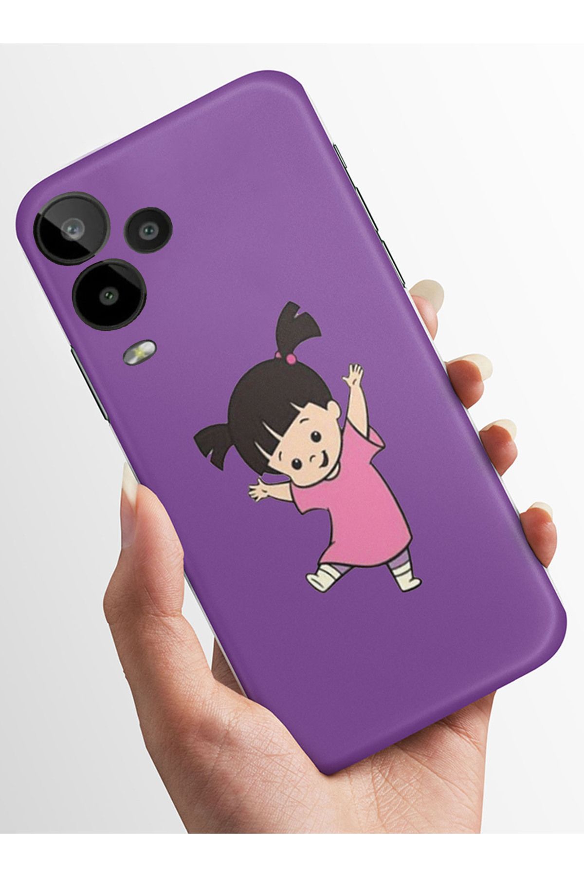 Activist General Mobile GM 24 Pro Kılıf Kamera Korumalı Baskılı Silikon Kapak - PURPLEKALP