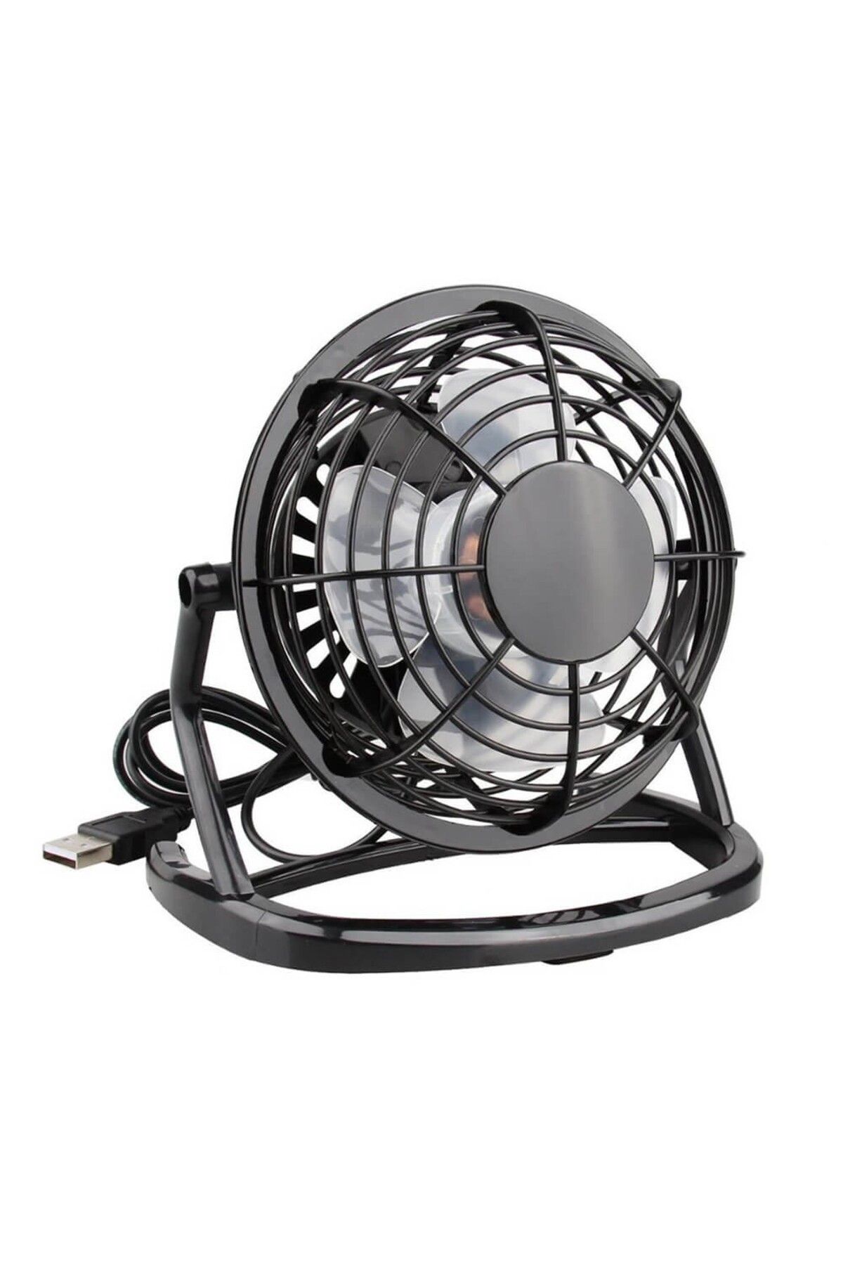 Koodmax Masaüstü Usb Vantilatör - Usb Mini Kablolu Fan - Plastik - Beyaz