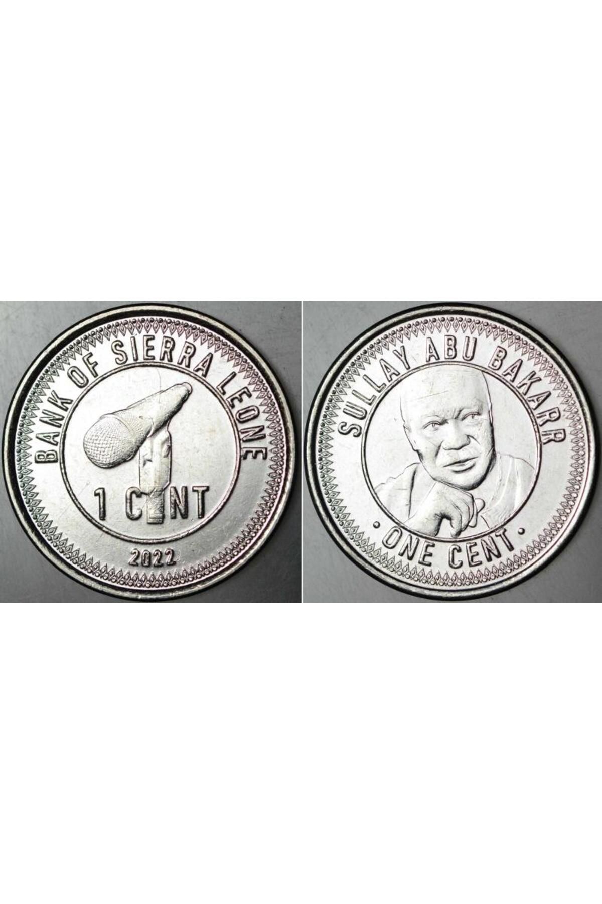 Banknoting SİERRA LEONE 1 CENT 2022 MİKROFON TEMALI. ÇİL KONDİSYON.