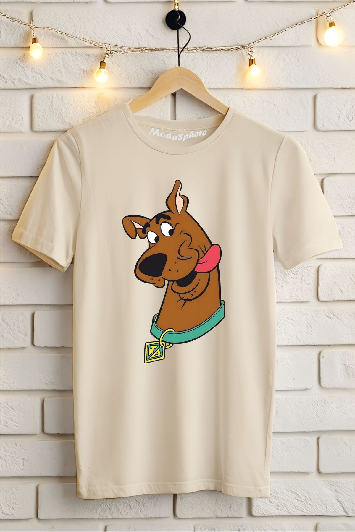 ModaSphere Scooby-Do Baskılı Unisex Oversize Tişört
