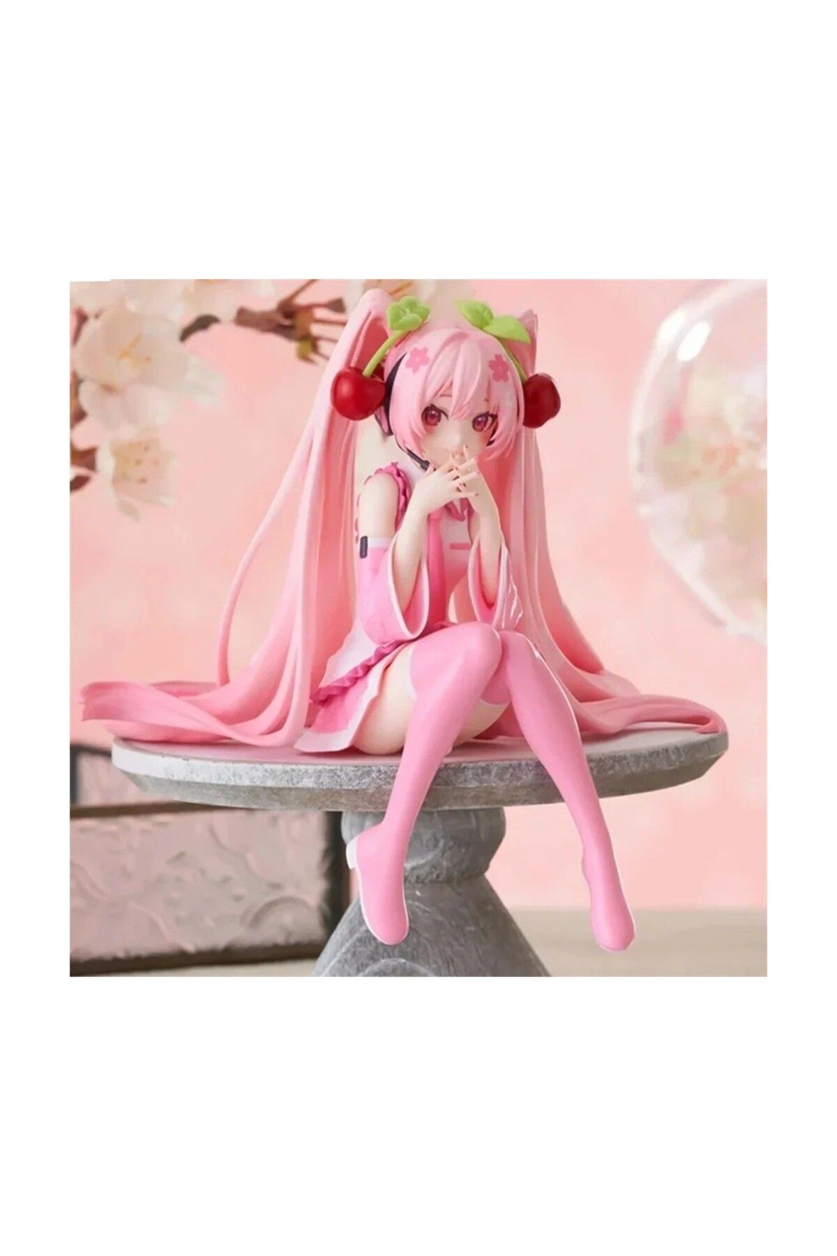 ANIME Hatsune Miku Kawaiii Sakura Figür Modeli Hatsune Miku Figür 14CM