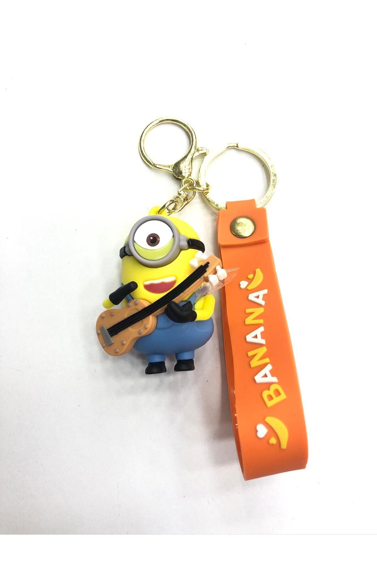 uğurlu dükkan 3D Stuart Minion Silikon Anahtarlık