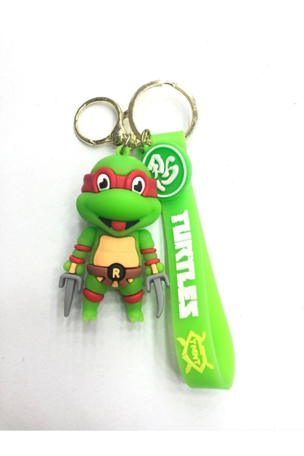 uğurlu dükkan 3D Rafiel Ninja Kaplumbağa Silikon Anahtarlık