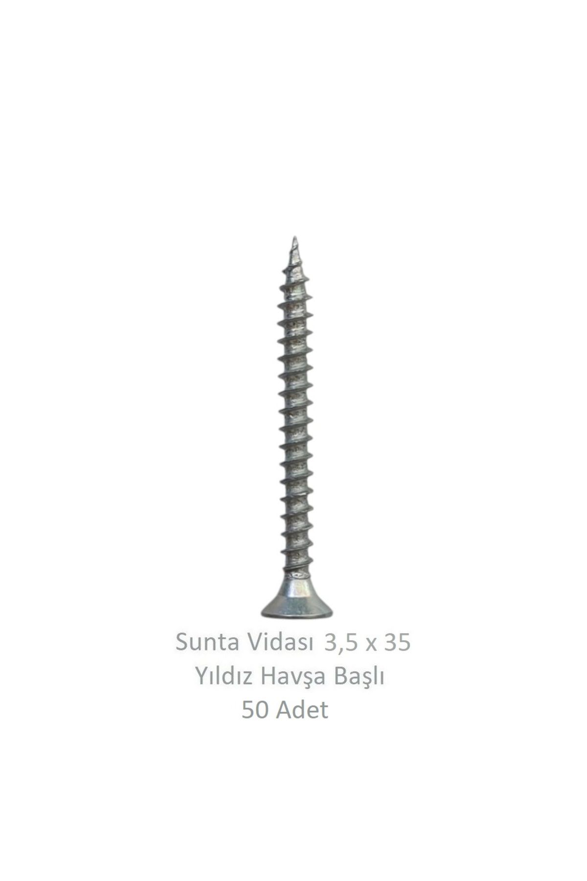 Adilon Sunta Vidası 3,5 x 35 mm 50 Adet YHB Vida