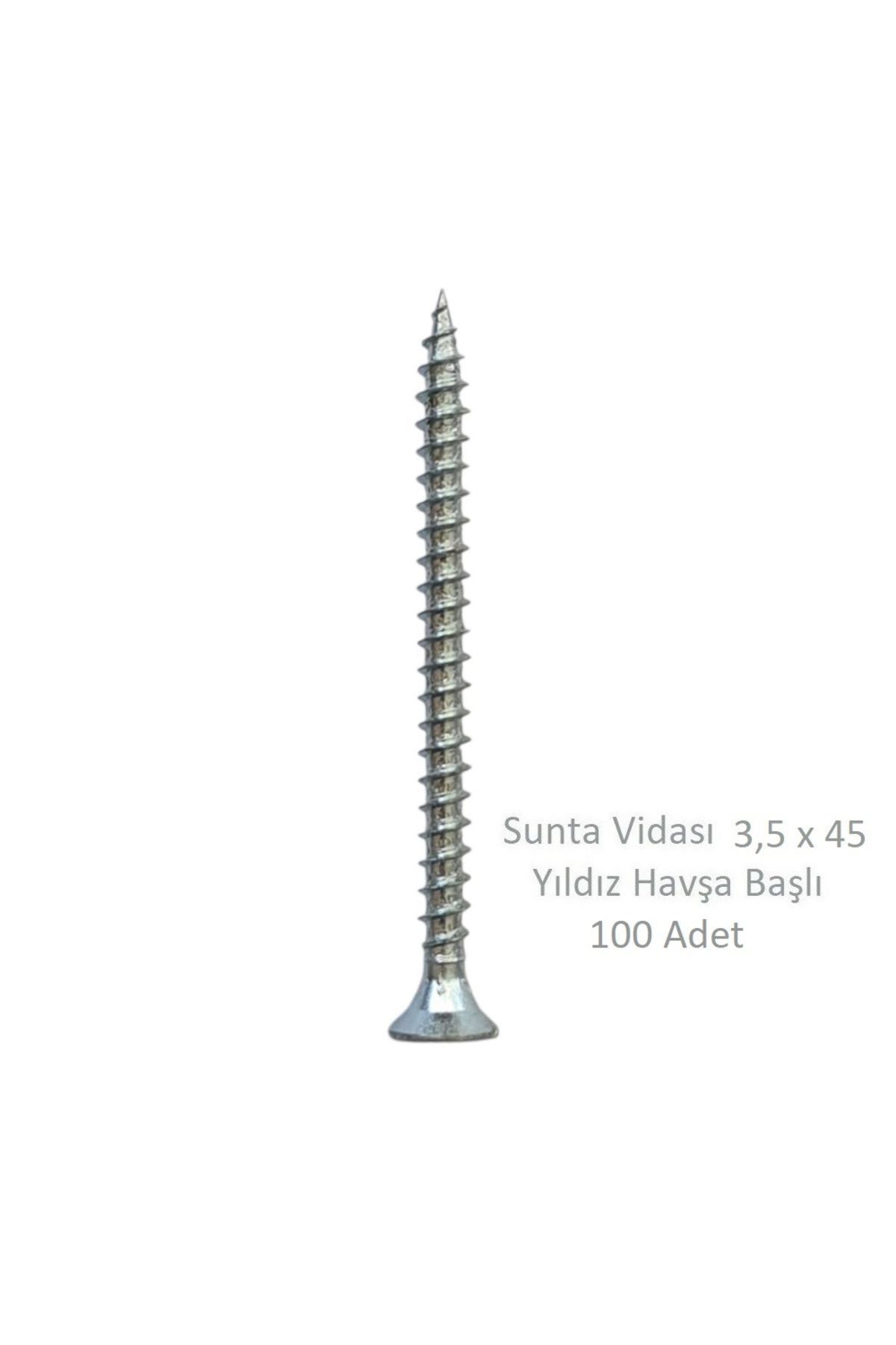 Adilon Sunta Vidası 3,5 x 45 mm 100 Adet YHB Vida