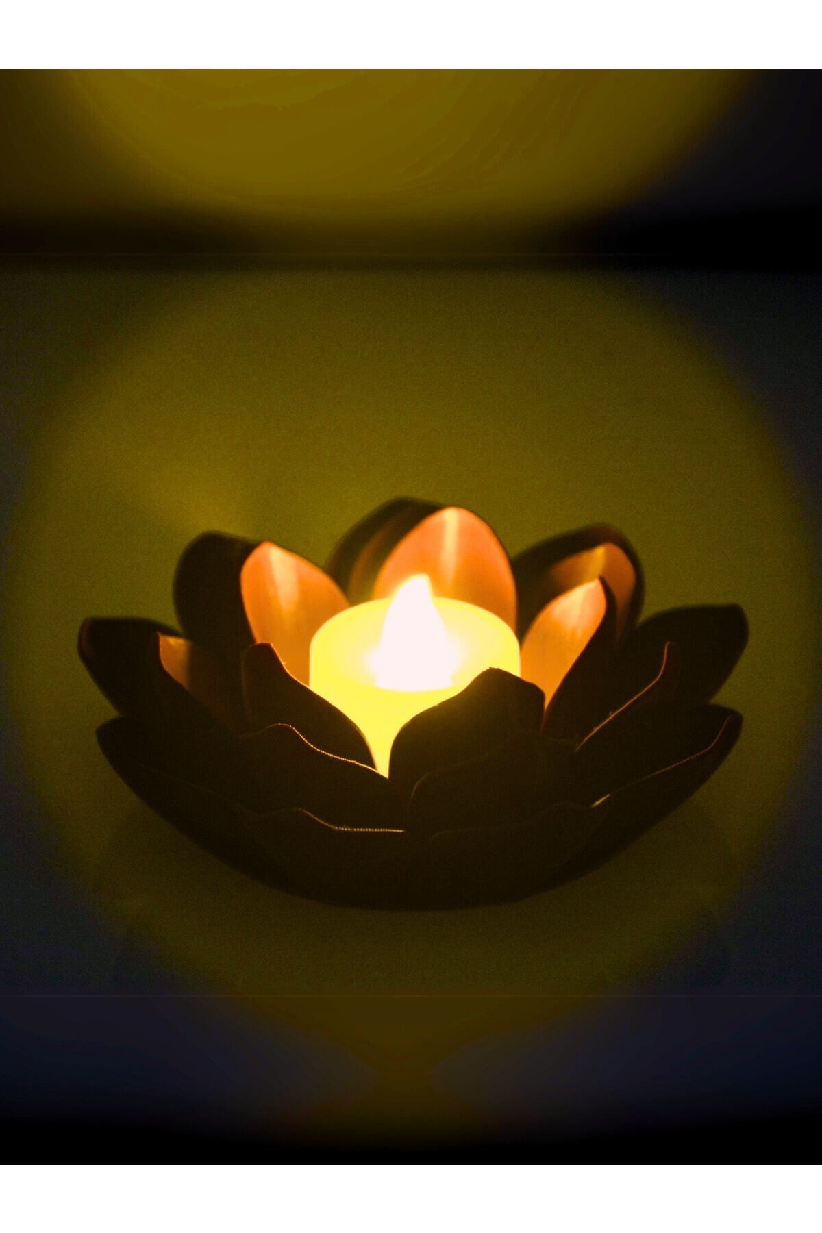 Elioure Mor Lotus Çiçekli Dekoratif Lümenli Lamba
