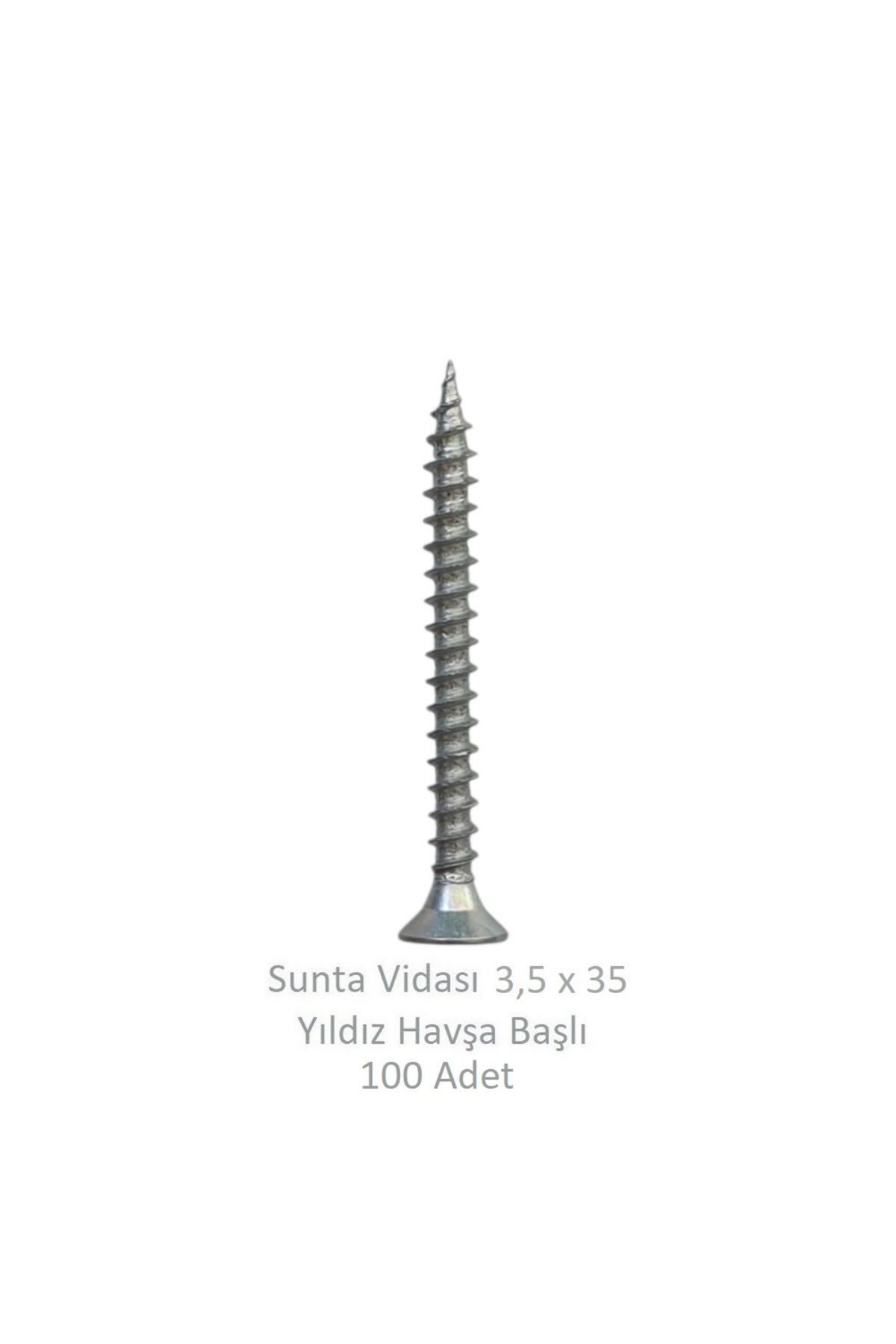 Adilon Sunta Vidası 3,5 x 35 mm 100 Adet YHB Vida