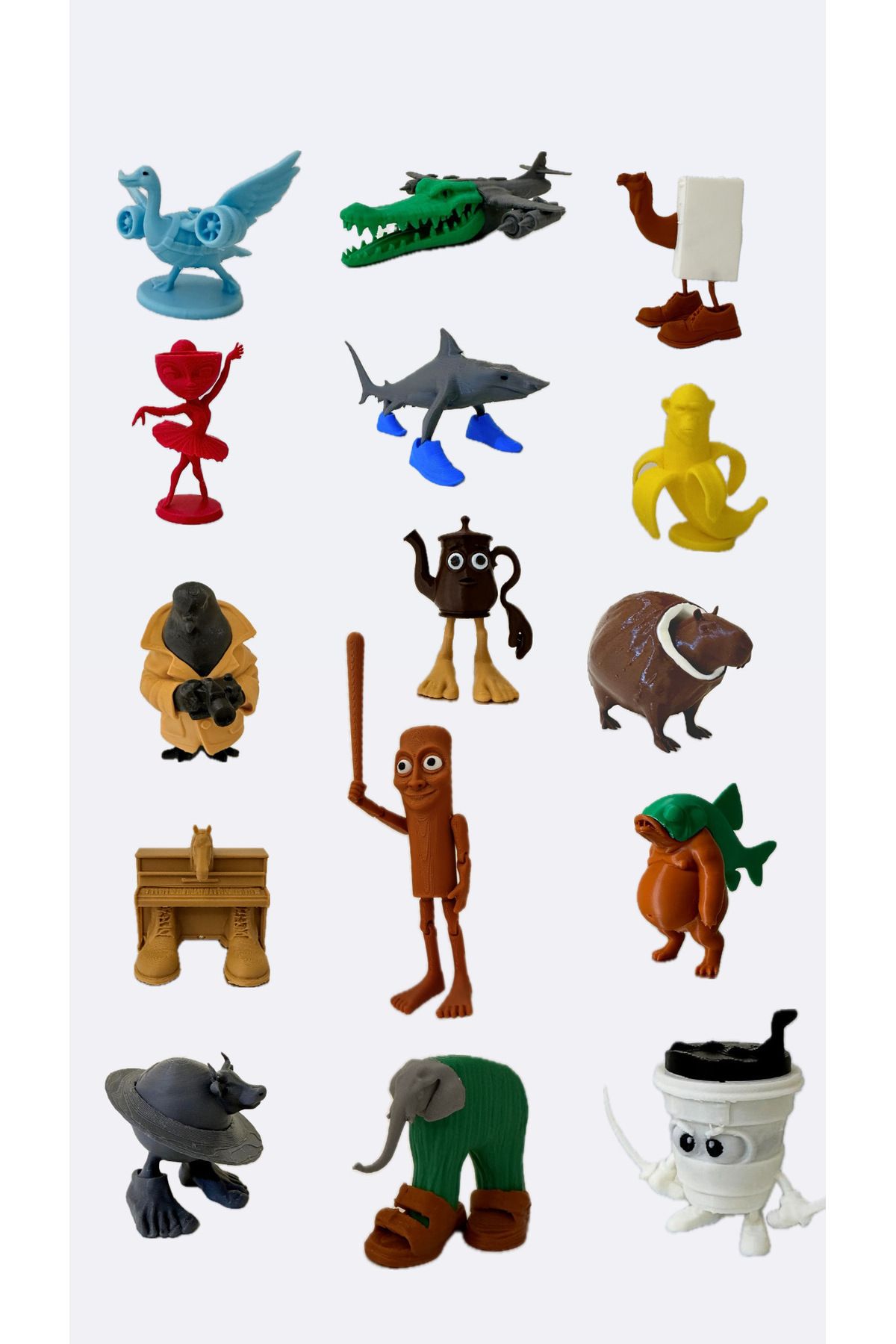 You Toys Tung Tung Tung Sahur Brainrot 15 Adet Figür FULL Set
