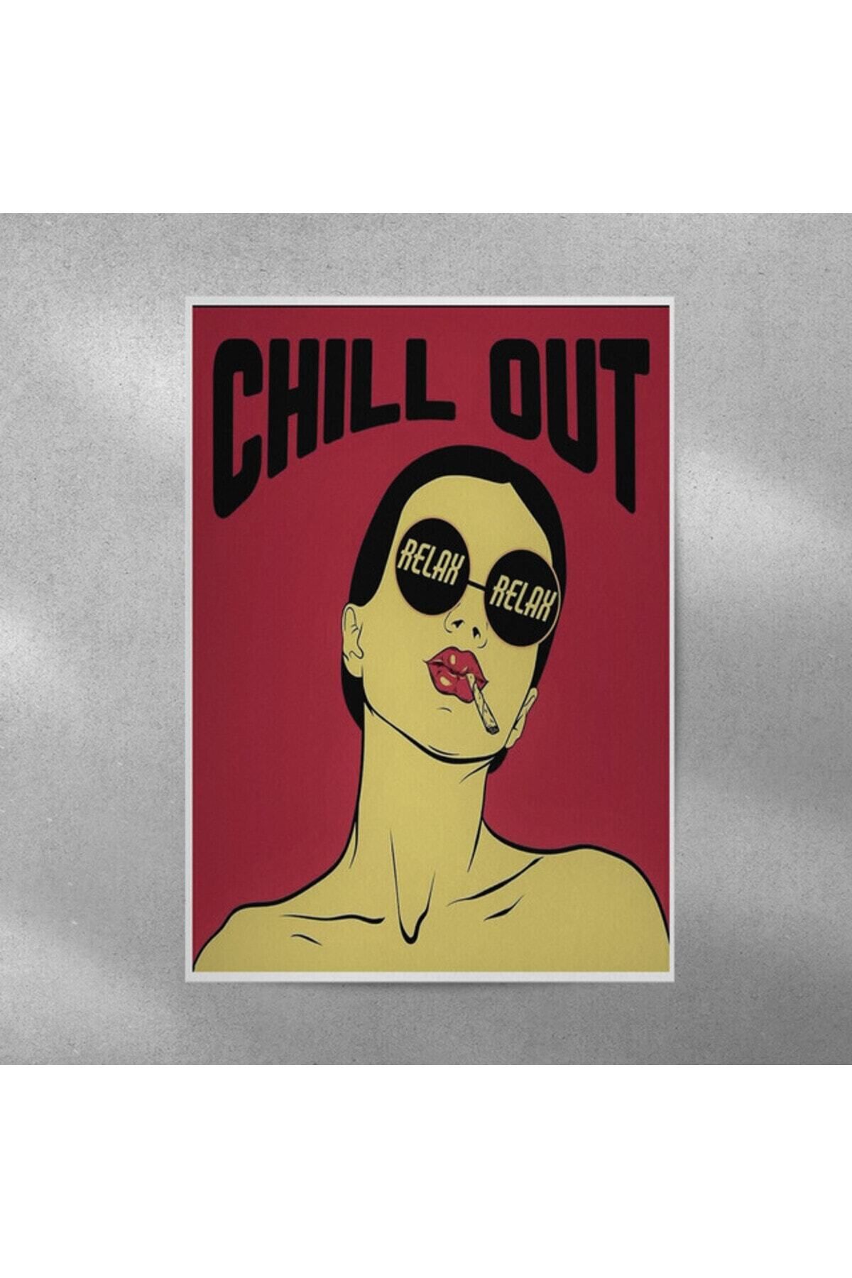Elioure Rahatlatıcı Chill Out Posteri 35x50 cm, şık duvar dekoru, modern tasarım