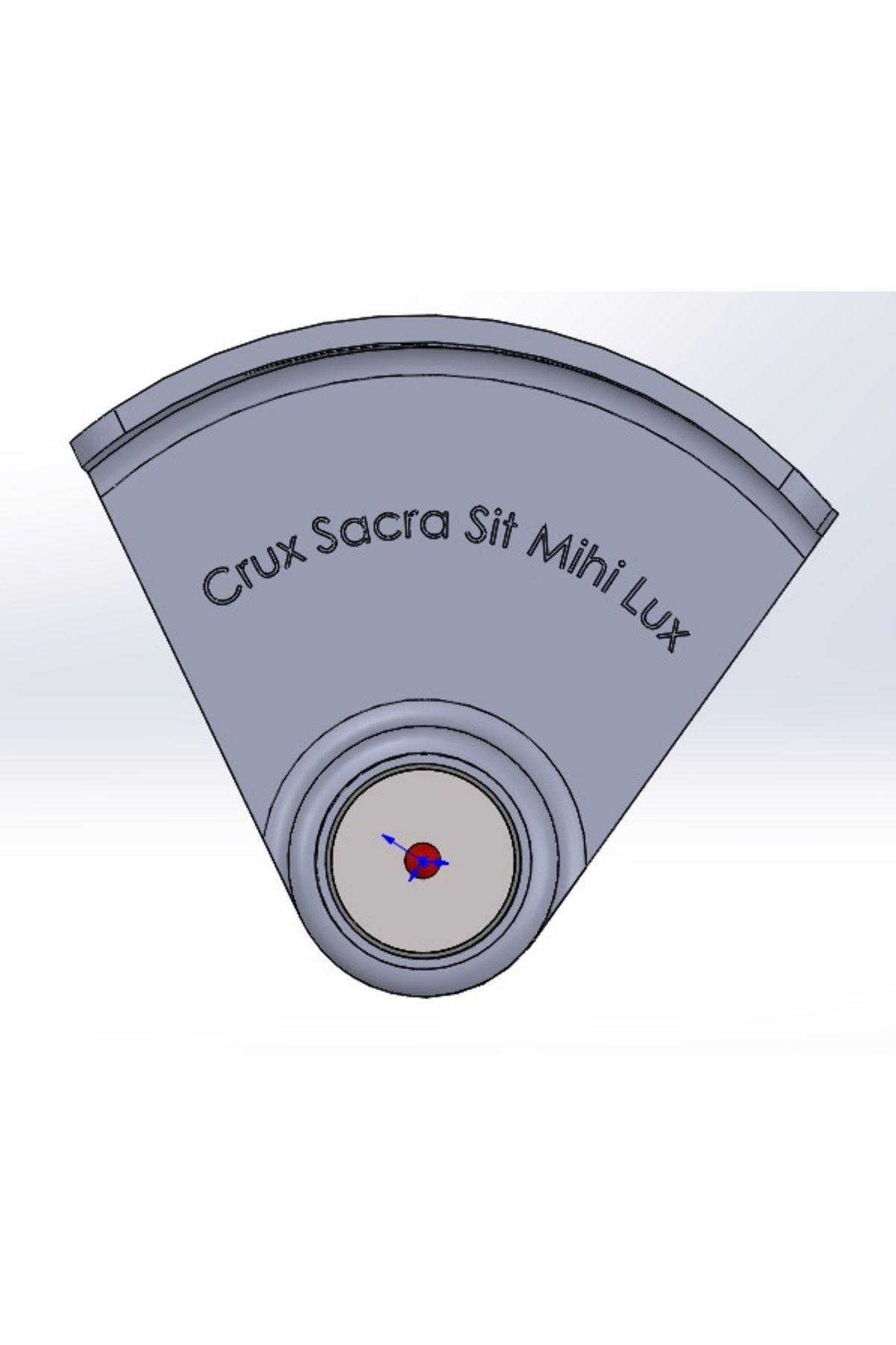 Vision Craft Çapraz mum tutucu (bir mum)