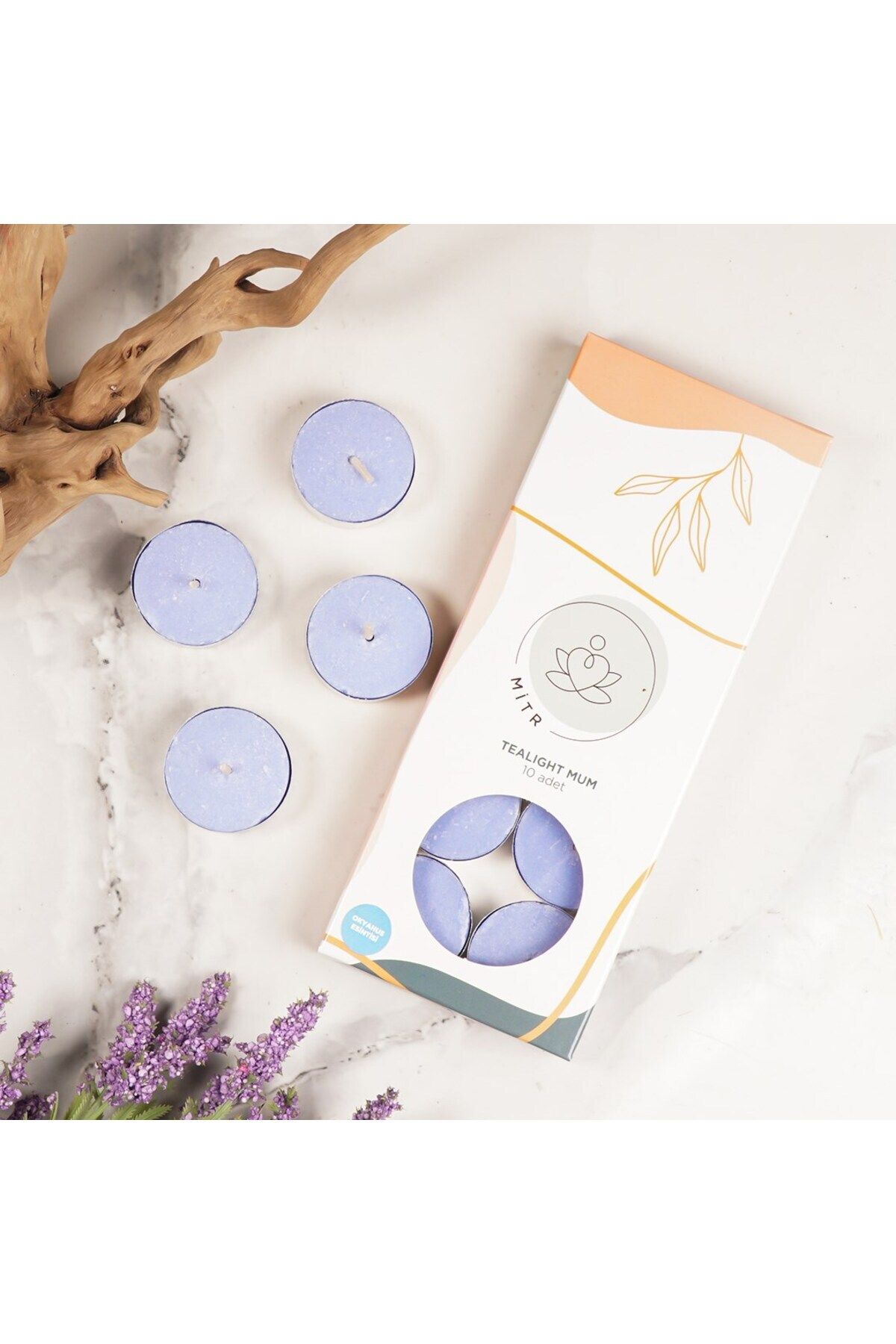 Elioure Deniz Esintili Kokulu Tealight Mum, Sakinlik ve Ferahlık Veren Atmosfer