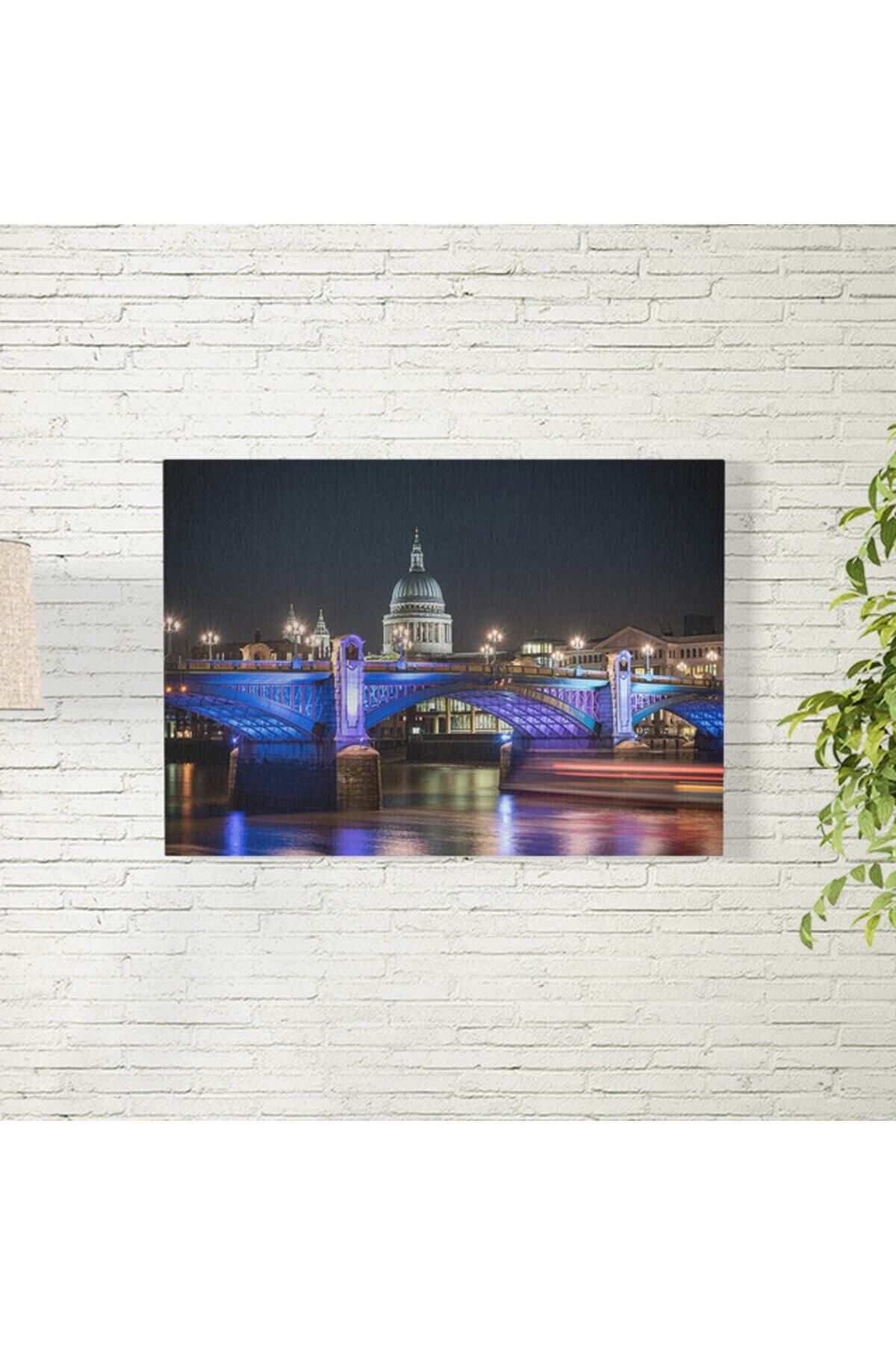 Elioure Londra Köprüsü Sanat Baskısı 35x50 cm, şık ve dekoratif duvar süsü