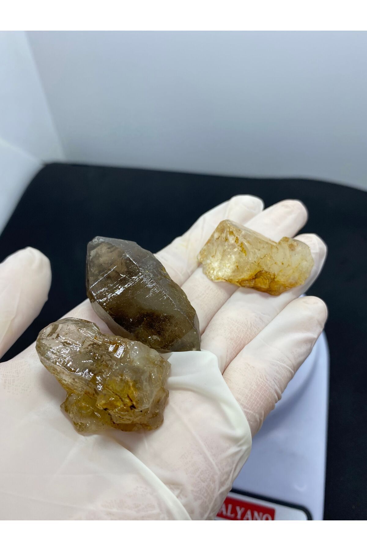 Elioure Kahverengi Çoklu Kuvars Seti, şık ve doğal taş dekorasyonu için ideal