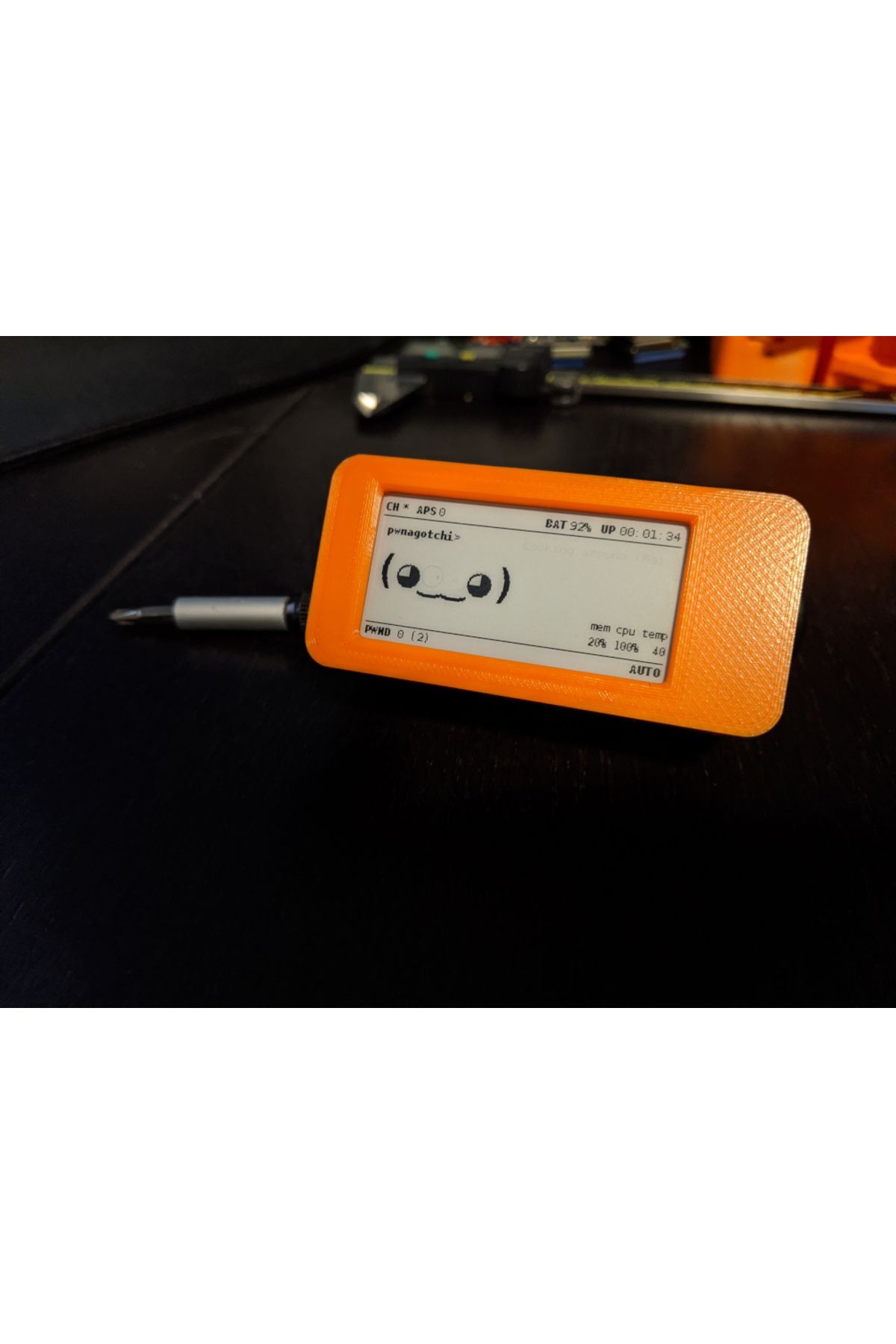 Vision Craft Waveshare V2 ve Pisugar2 için Pwnagotchi Slim
