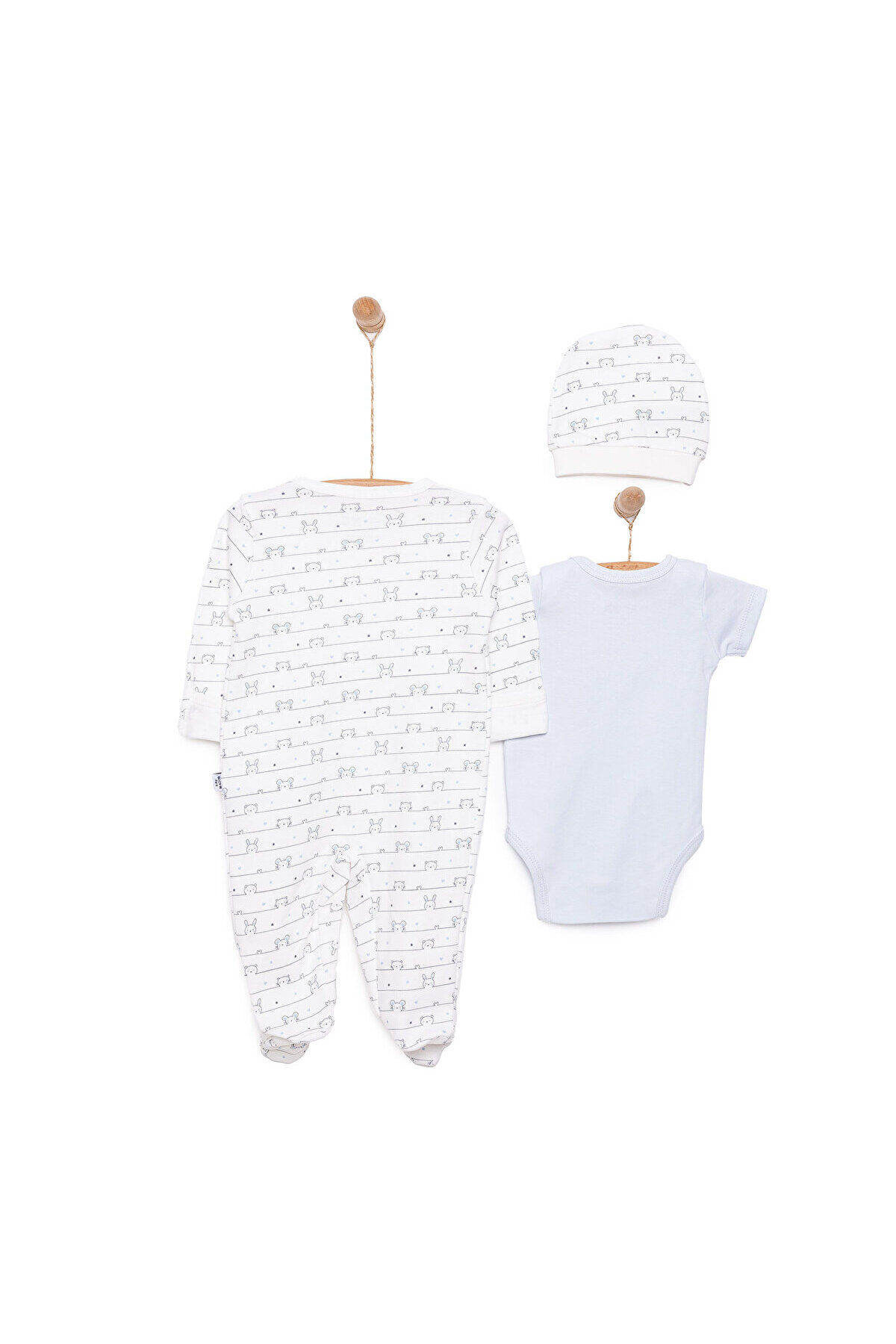 ebebek Hello Baby HelloBaby Yenidoğan Tulum-Body-Şapka fotoğrafı 2 (önizleme)