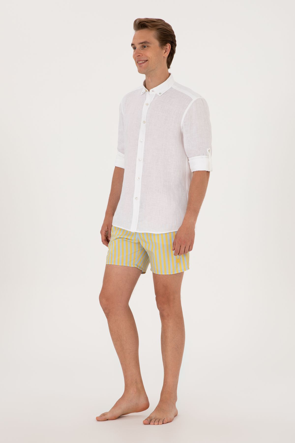 U.S. Polo Assn. Erkek Sarı Deniz Şortu 50299751-VR094