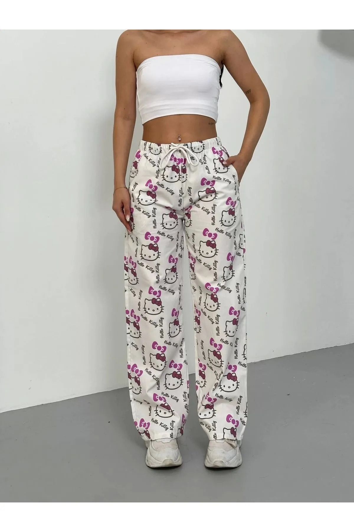 Gofeel Sanrio Hello Kitty Detail Unisex Eşofman Altı
