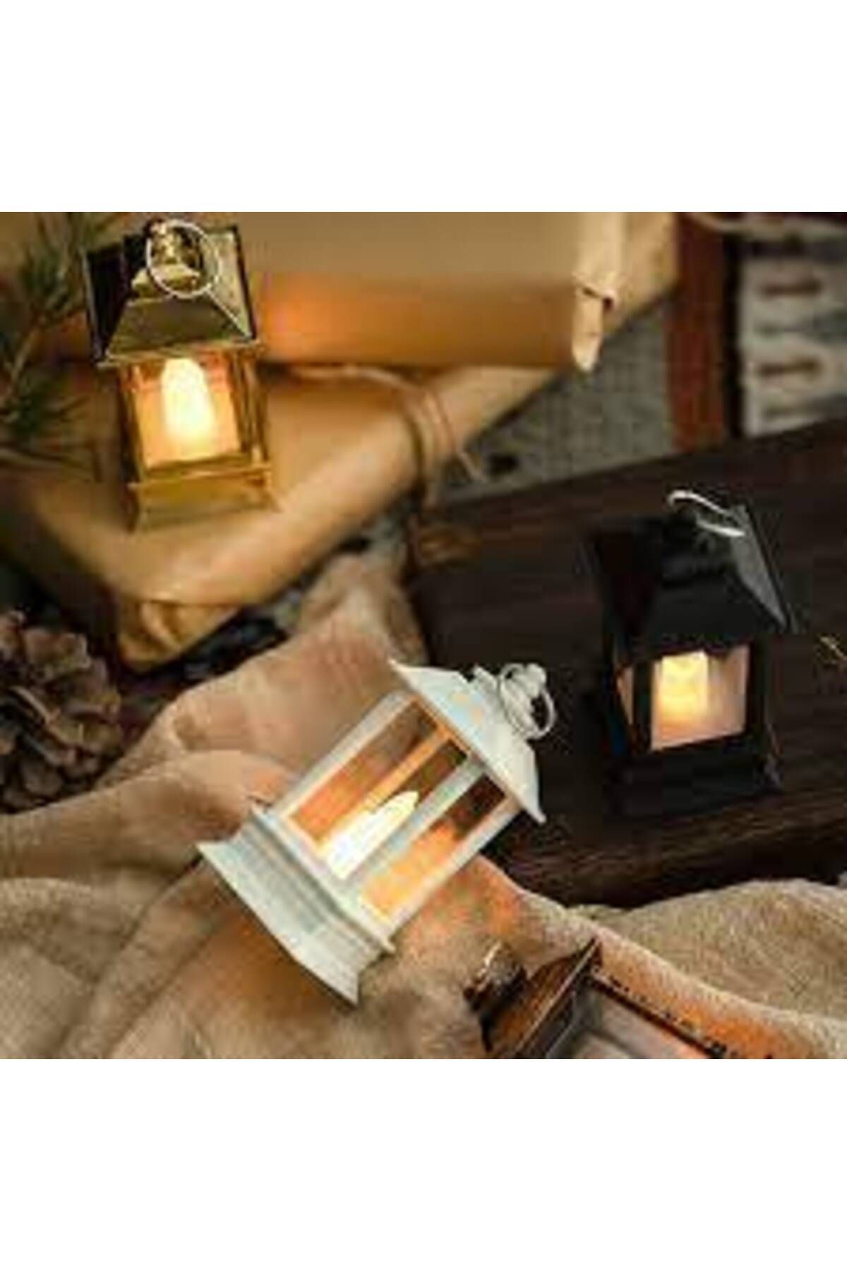 Modafiks Hediyelik Mini Fener Led Mum Kare ()
