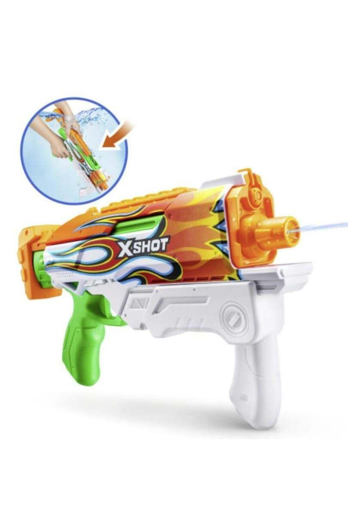 Zayla X-SHOT Su Tabancası - Hızlı Doldurma Fonksiyonlu - Yeşil