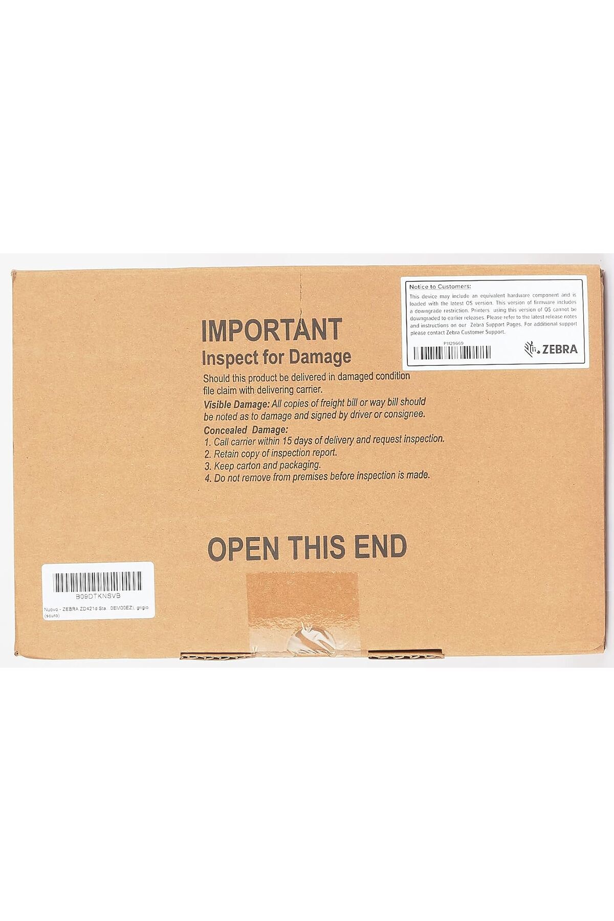 Generic-Zebra Technologies ZD421d Printer with Tear-Off Edge - 203 DPI - Direct Thermal - 104 mm Max. Print 5