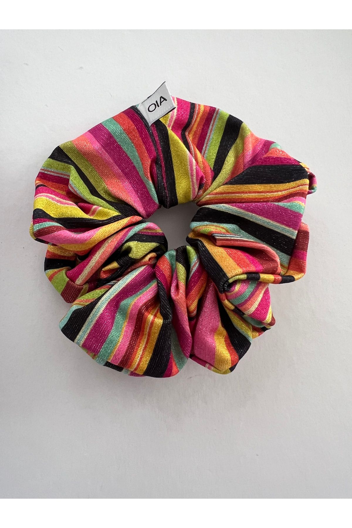 OIA Atelier Çok Renkli Parti Scrunchie Lastik Toka