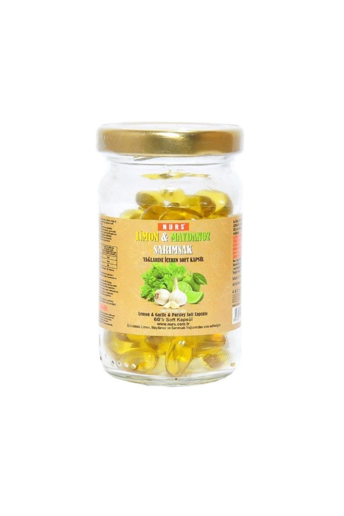 Nurs Limon Maydonoz Sarımsak Kürü 60 Kapsül 4 Adet