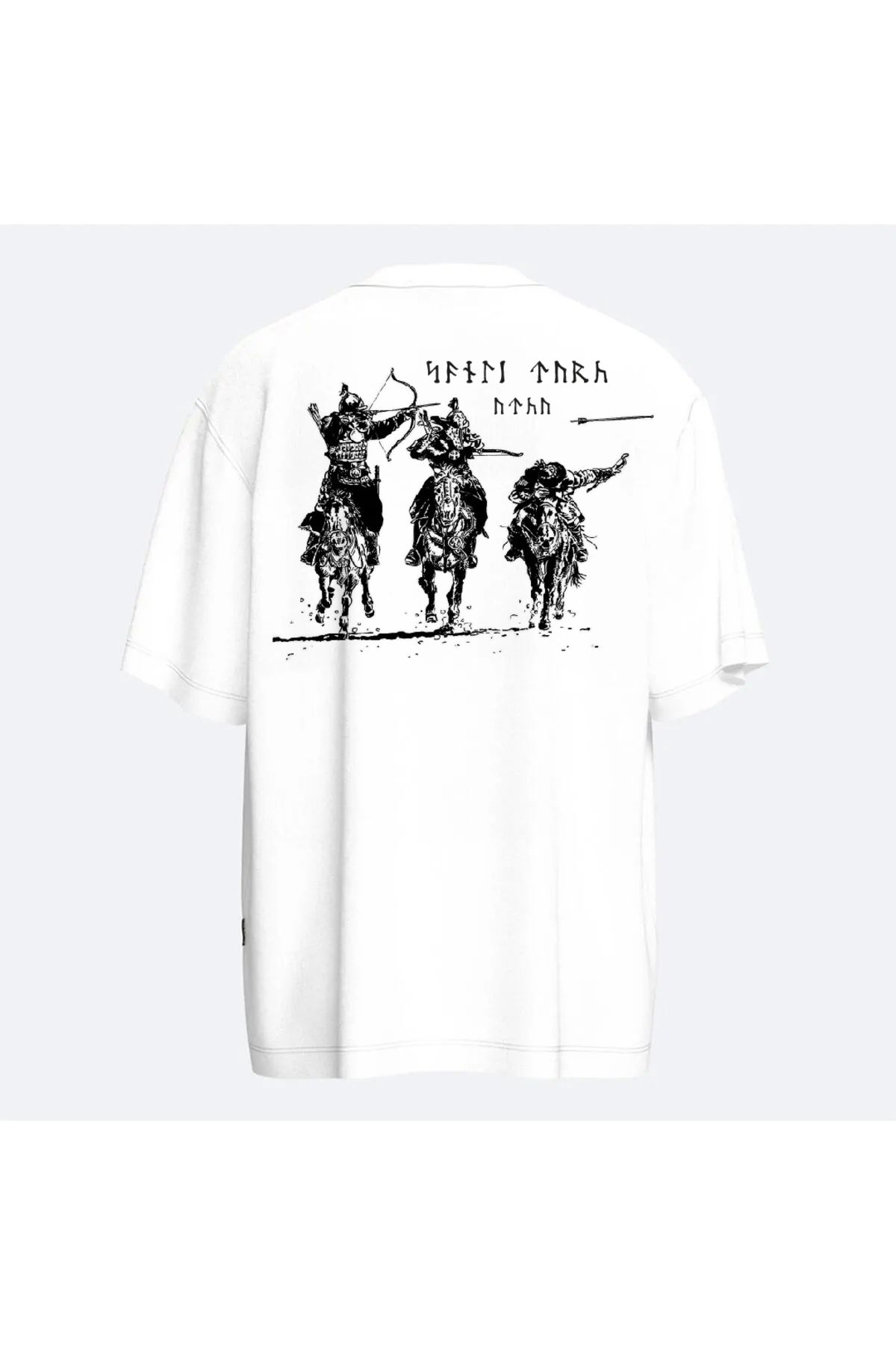 Fandr Store Beyaz Oversize Storm of Shatuo Unisex T-shirt