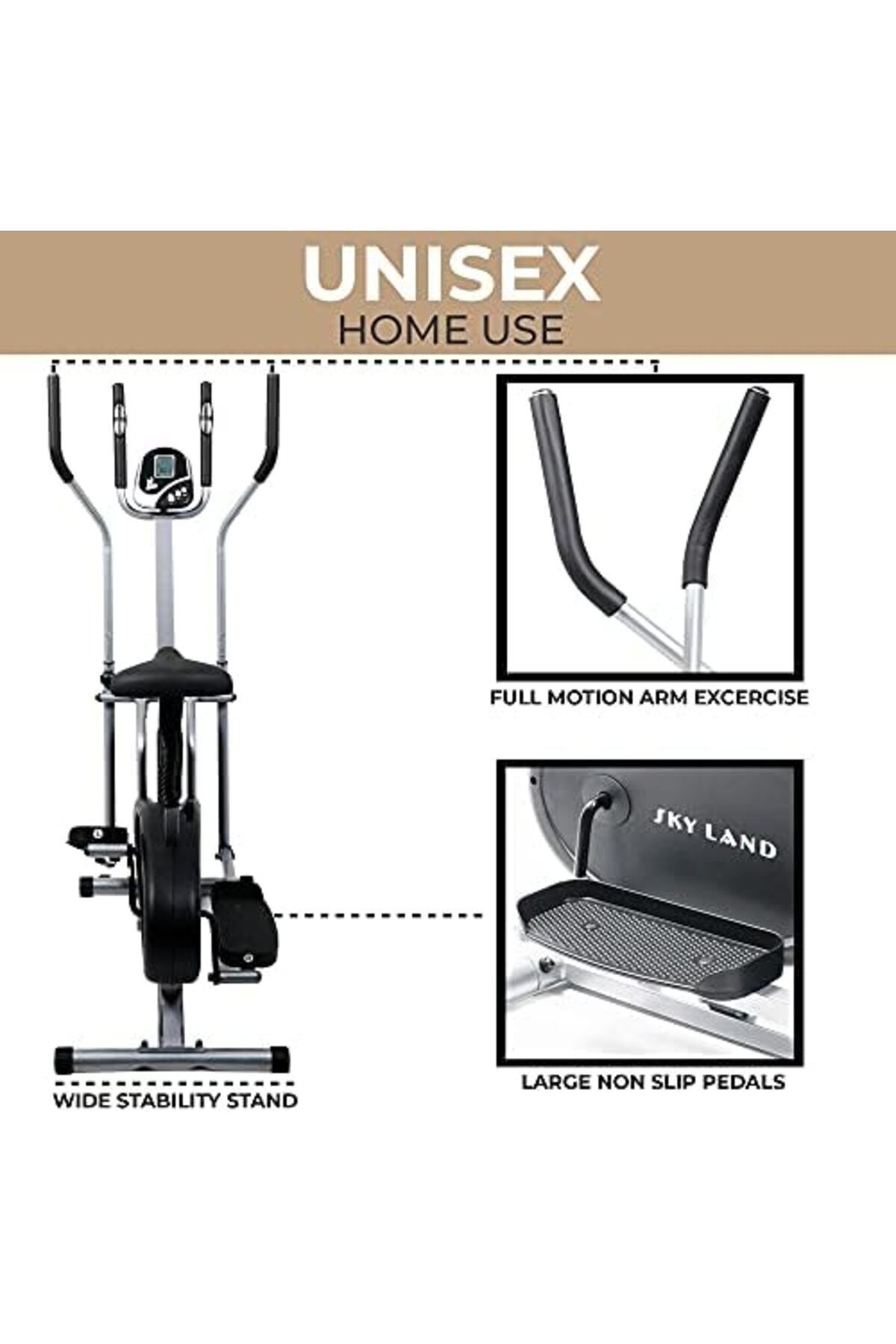 Skyland-SKY LAND Orbitrac Elliptical Machine Exercise Indoor Elliptical Machine Cross Trainer Exercise Bike 8