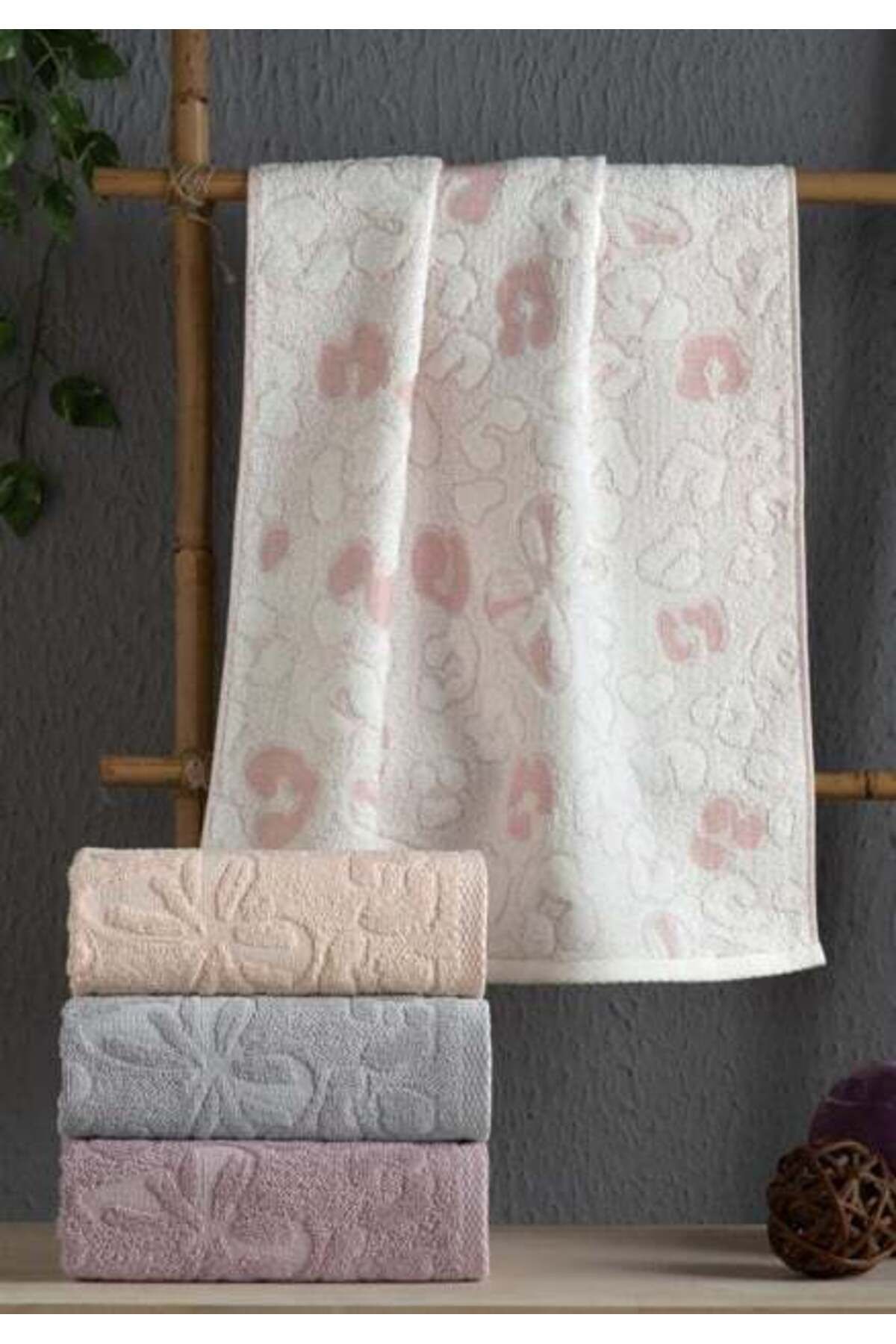 Modafiks Bambu 4´lü 50x90 El Havlusu Aron V1