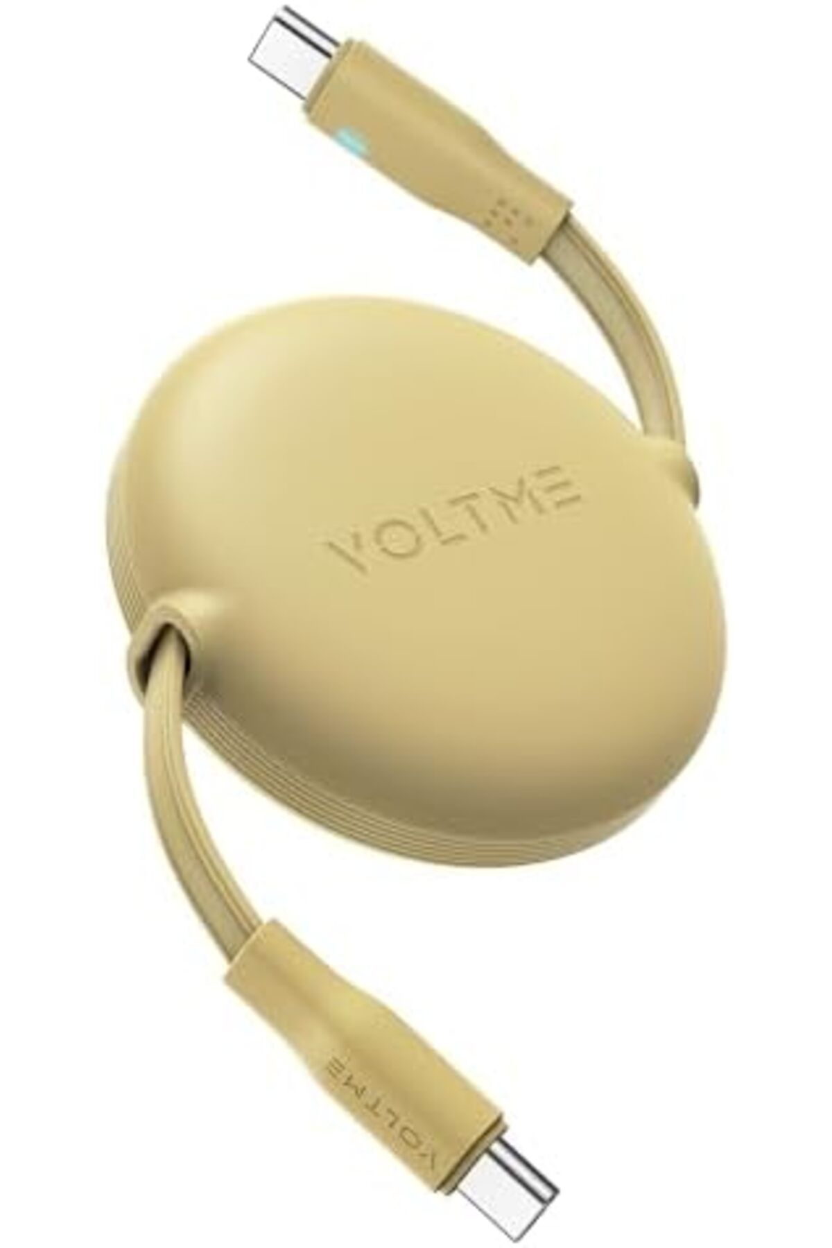 VOLTME-كابل USB C قابل للسحب بقوة 100 وات، بطول 1 متر، سلك شحن سريع PD 5A، USB C إلى USB C لسلسلة iPhone 16، 2