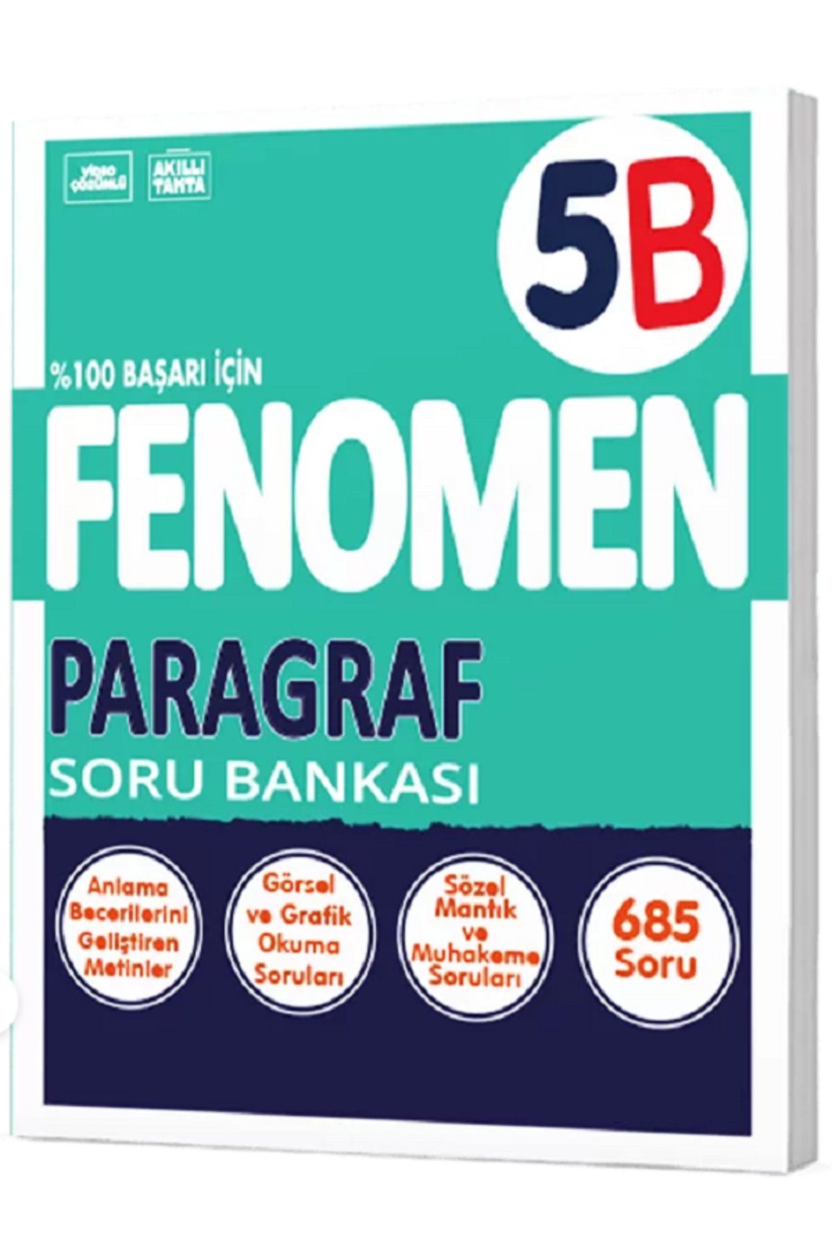 Evrensel İletişim Yayınları 5.Sınıf Fenomen 5B Paragraf Soru Bankası / Görsel ve Grafik Okuma Soruları /Sözel Mantık ve Muhakeme