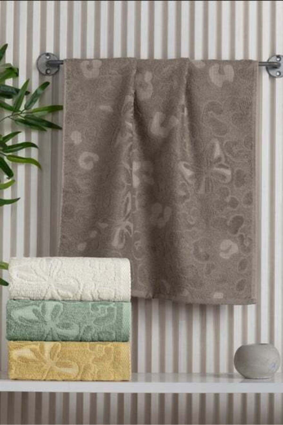 Modafiks Bambu 4´lü 50x90 El Havlusu Aron V2